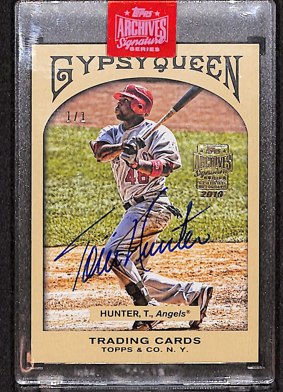 Torii Hunter 2019 Topps Archives Signature Series 1/1 #206