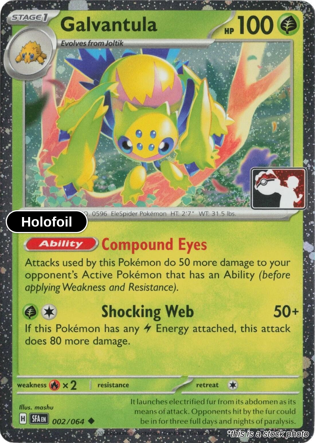 Galvantula - 002/064 (Cosmos Holo)