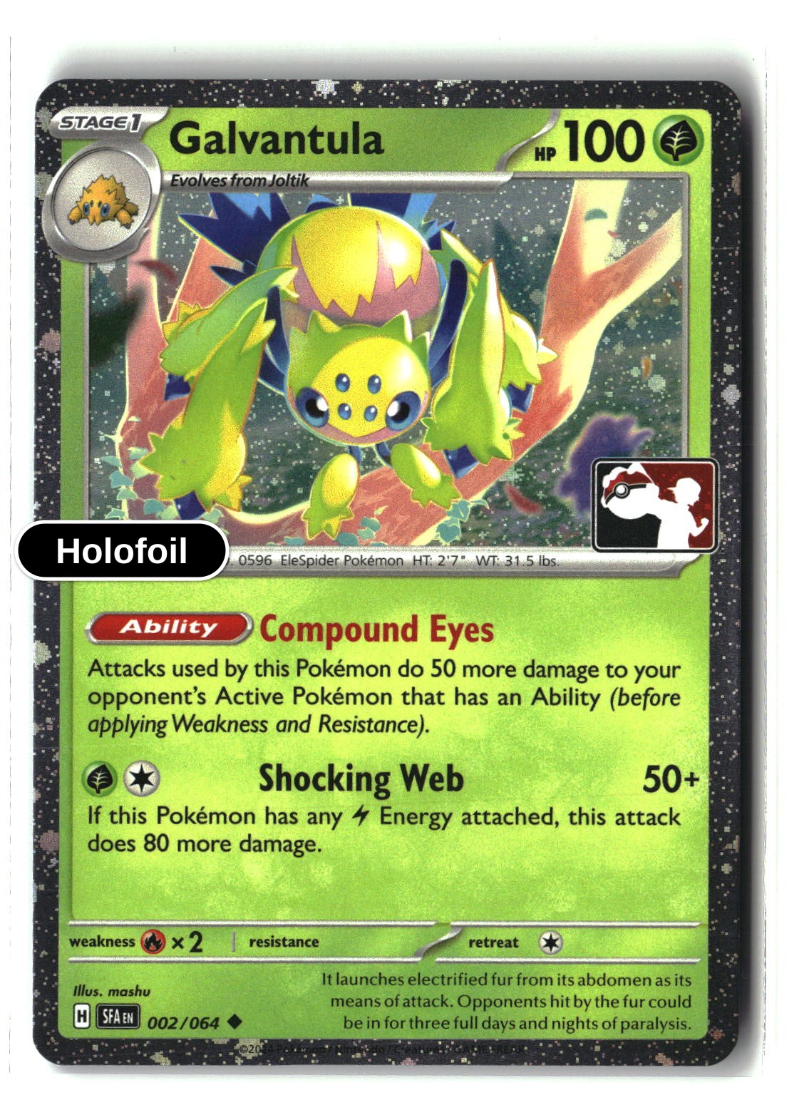 Galvantula - 002/064 (Cosmos Holo)