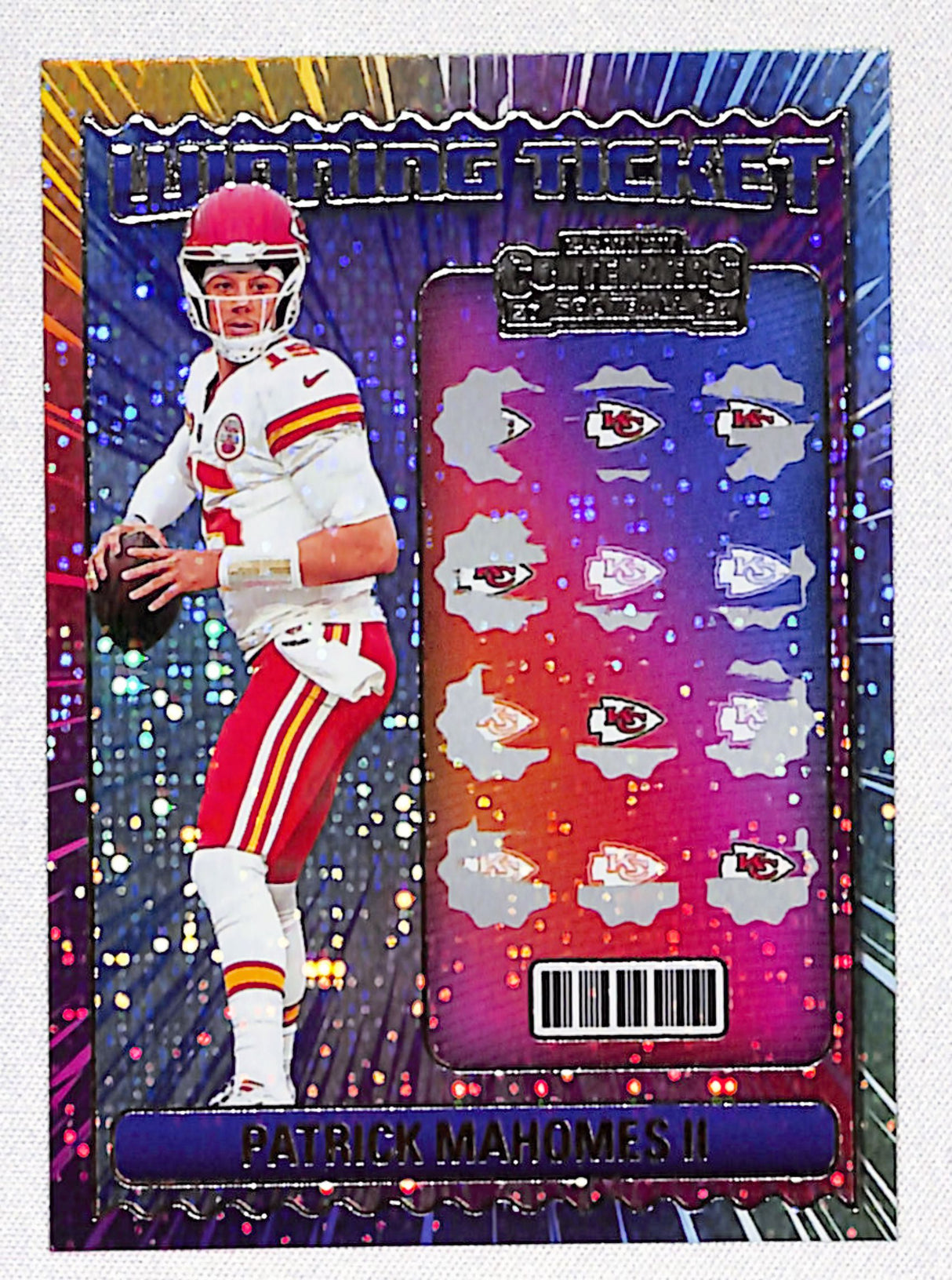 Patrick Mahomes II 2024 Panini Contenders Winning Ticket #1