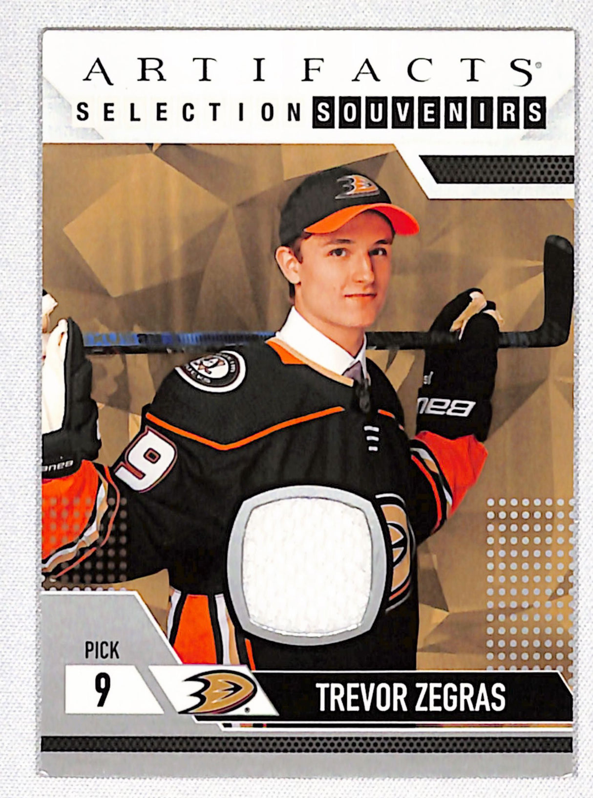 Trevor Zegras 2023-24 Upper Deck Artifacts Selection Souvenirs #SS-TZ