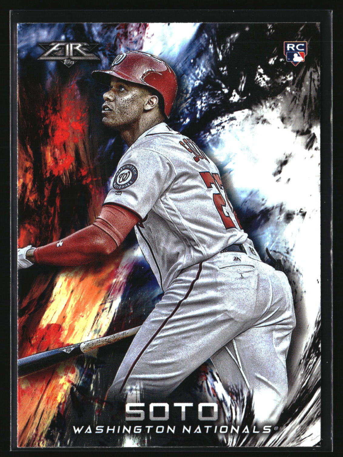 Juan Soto 2018 Topps Fire #181