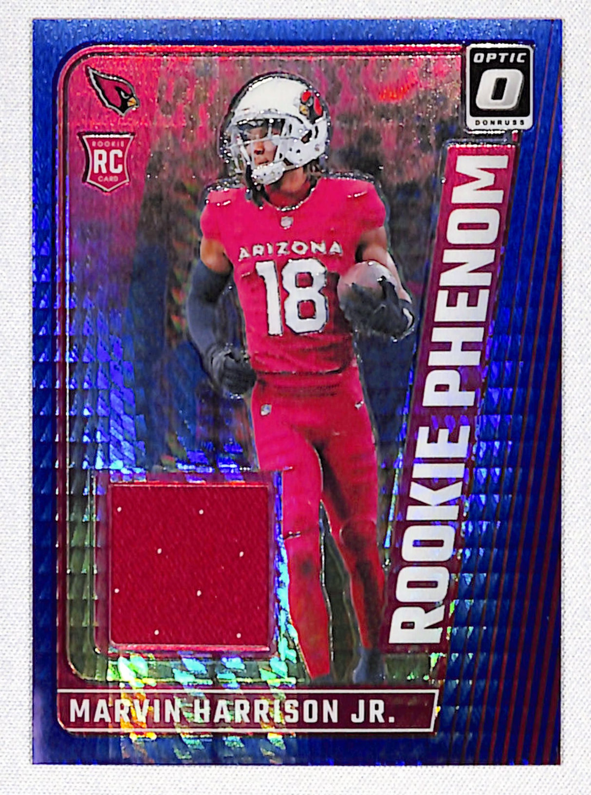 Marvin Harrison Jr. 2024 Donruss Optic Rookie Phenoms Blue Hyper #RPB-MHJ