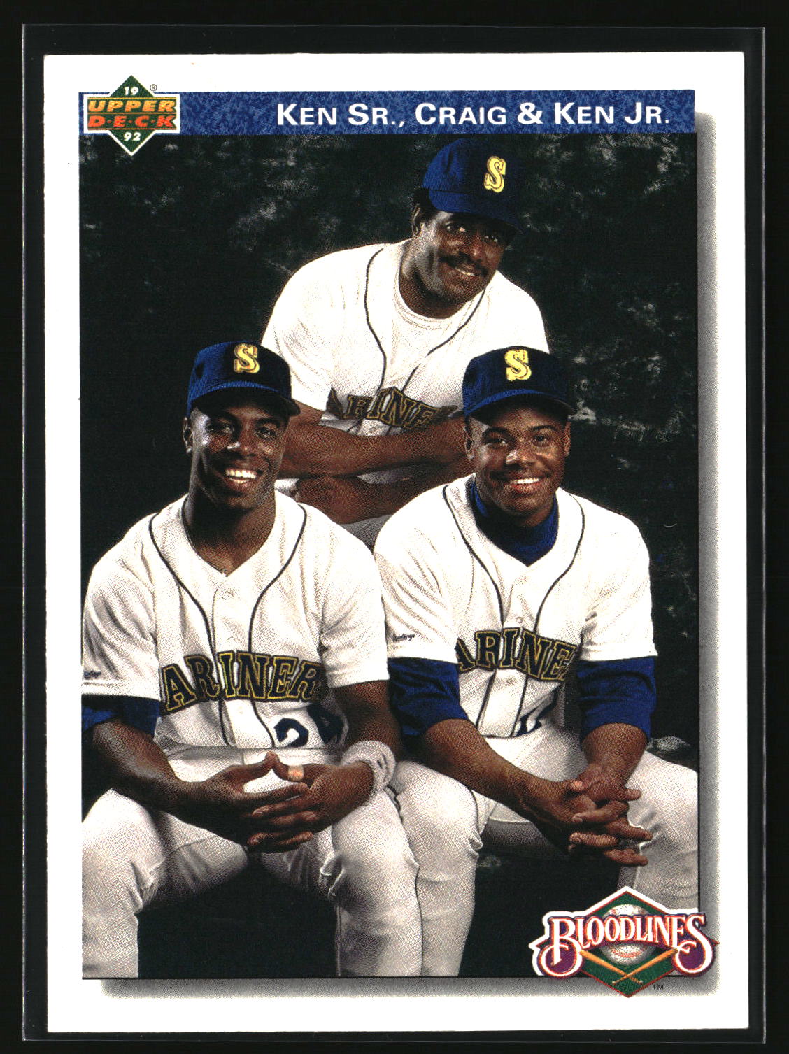Ken Sr., Craig & Ken Jr. 1992 Upper Deck #85