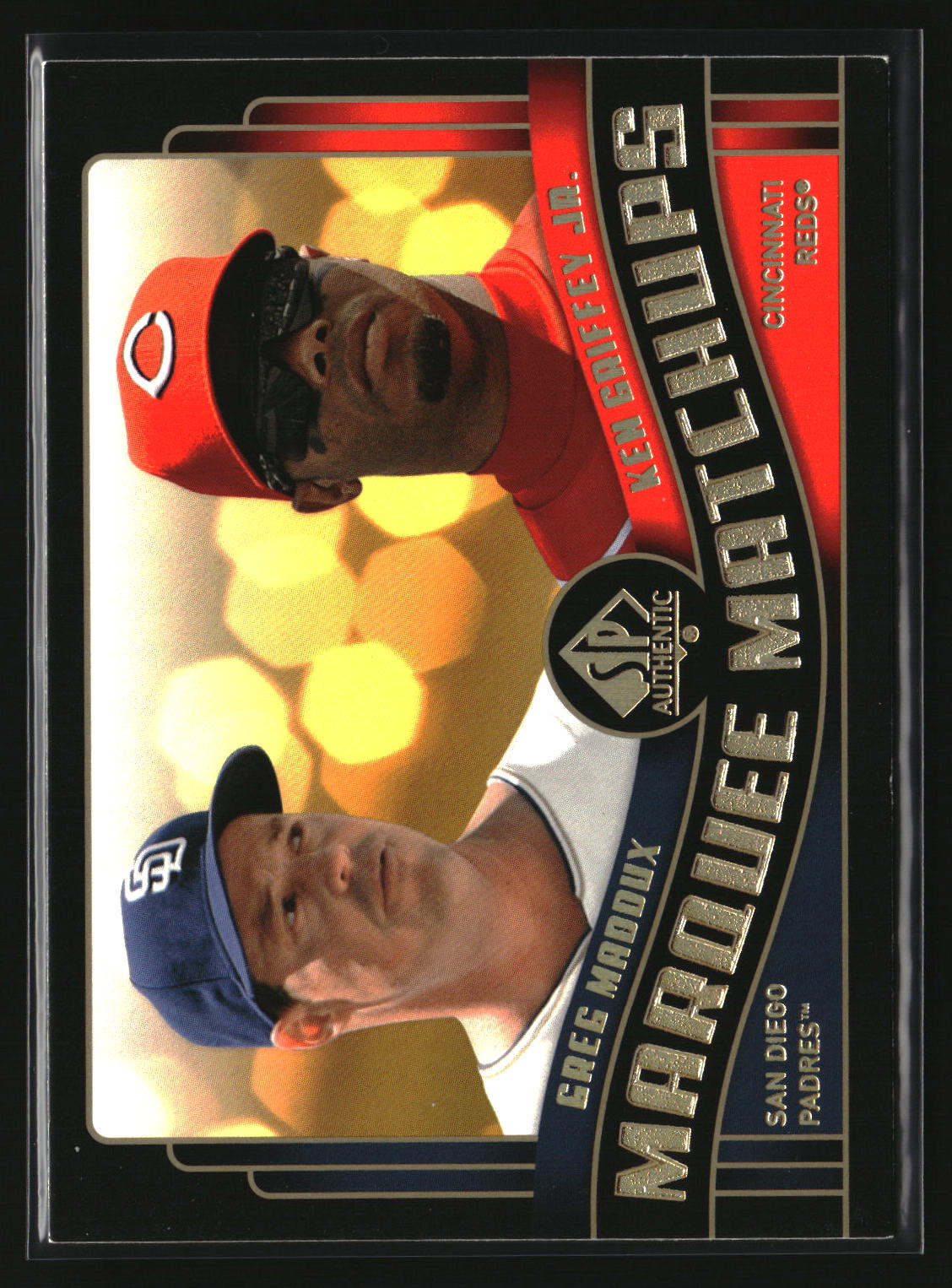 Greg Maddux / Ken Griffey Jr. 2008 SP Authentic Marquee Matchups #MM-47