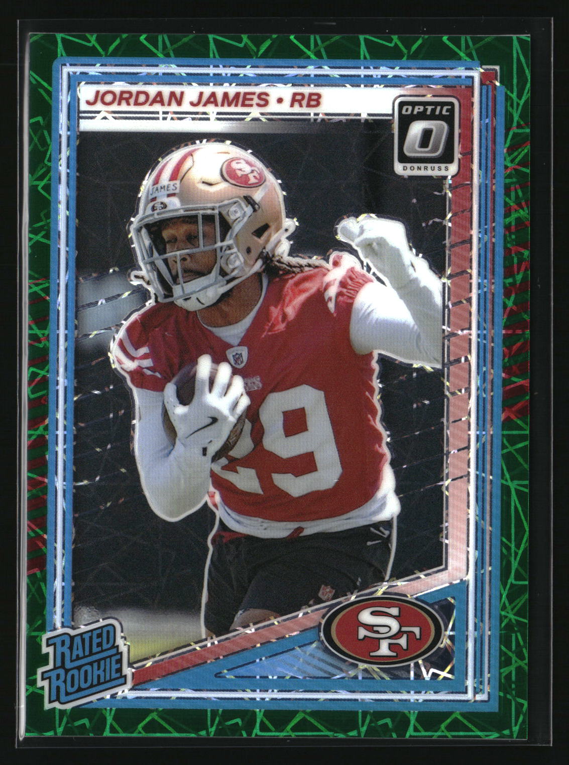 Jordan James 2025 Donruss Optic Green Velocity #278
