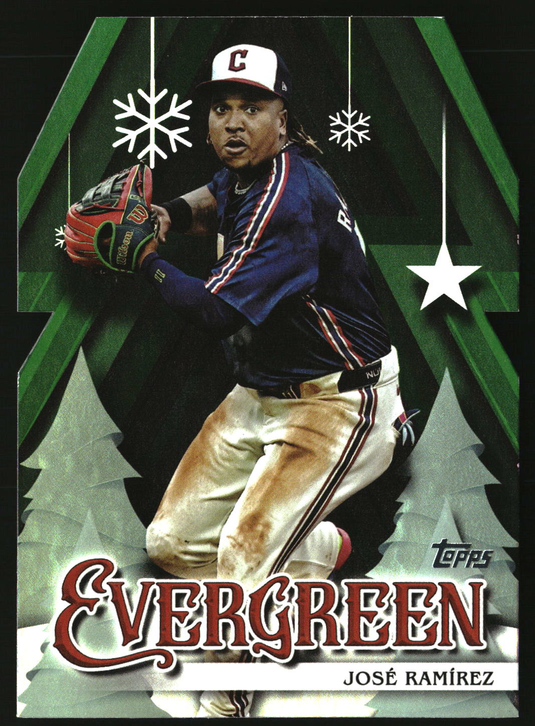 José Ramírez 2025 Topps Holiday Evergreen #E-20