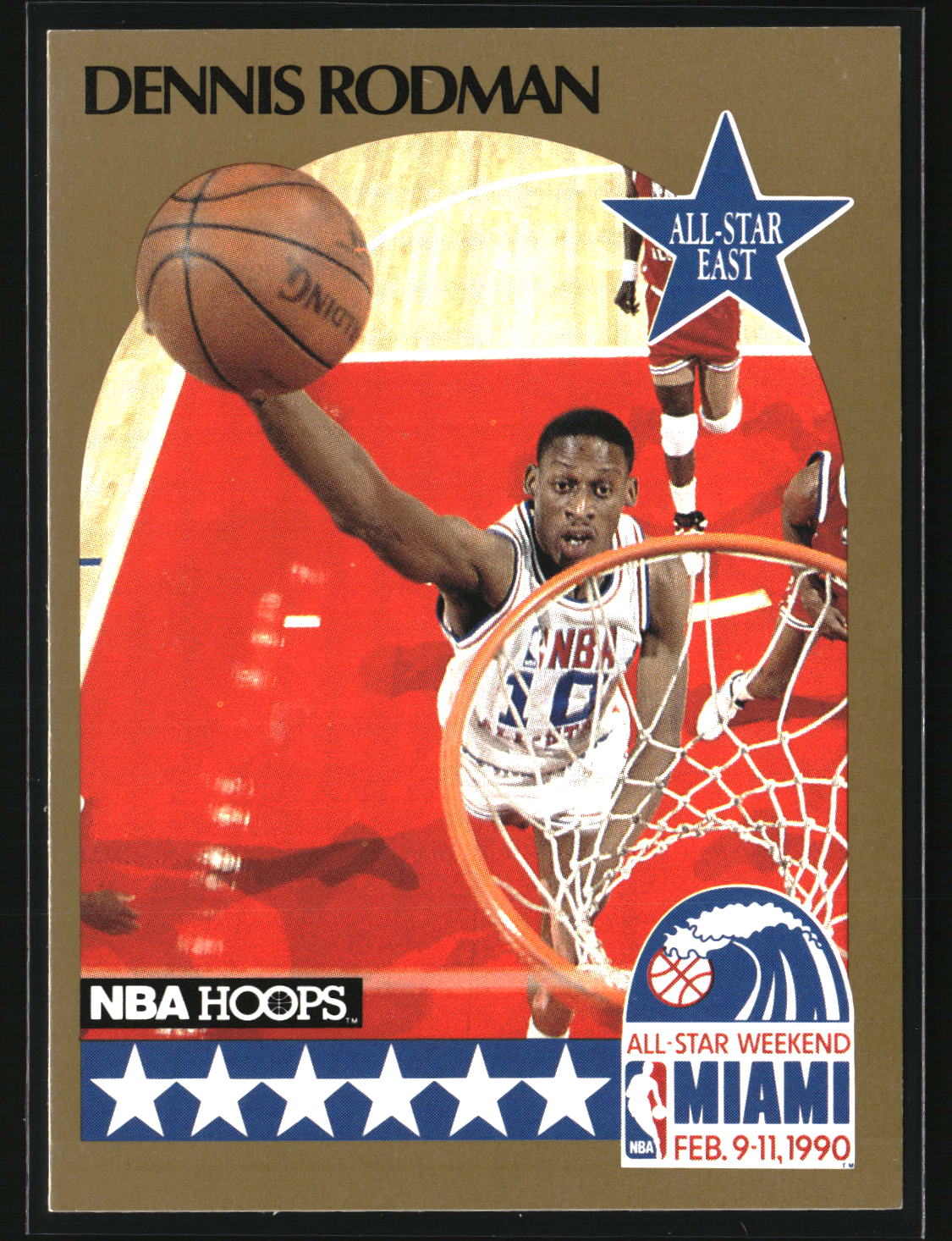 Dennis Rodman 1990-91 Hoops #10