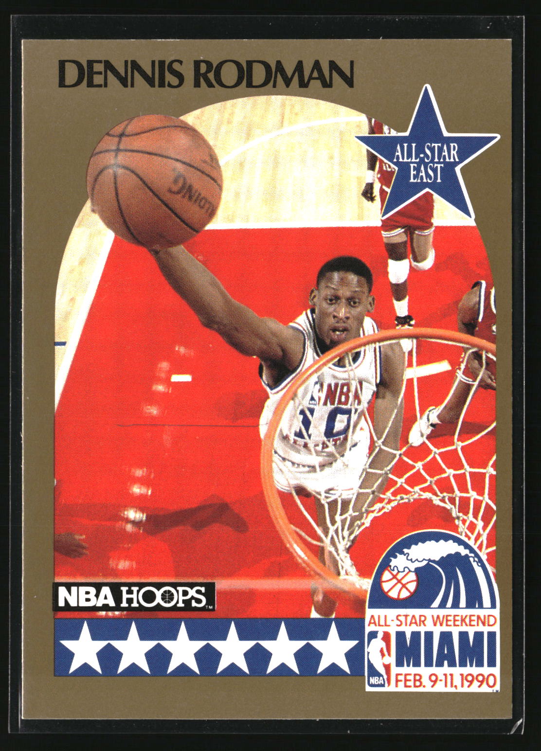 Dennis Rodman 1990-91 Hoops #10