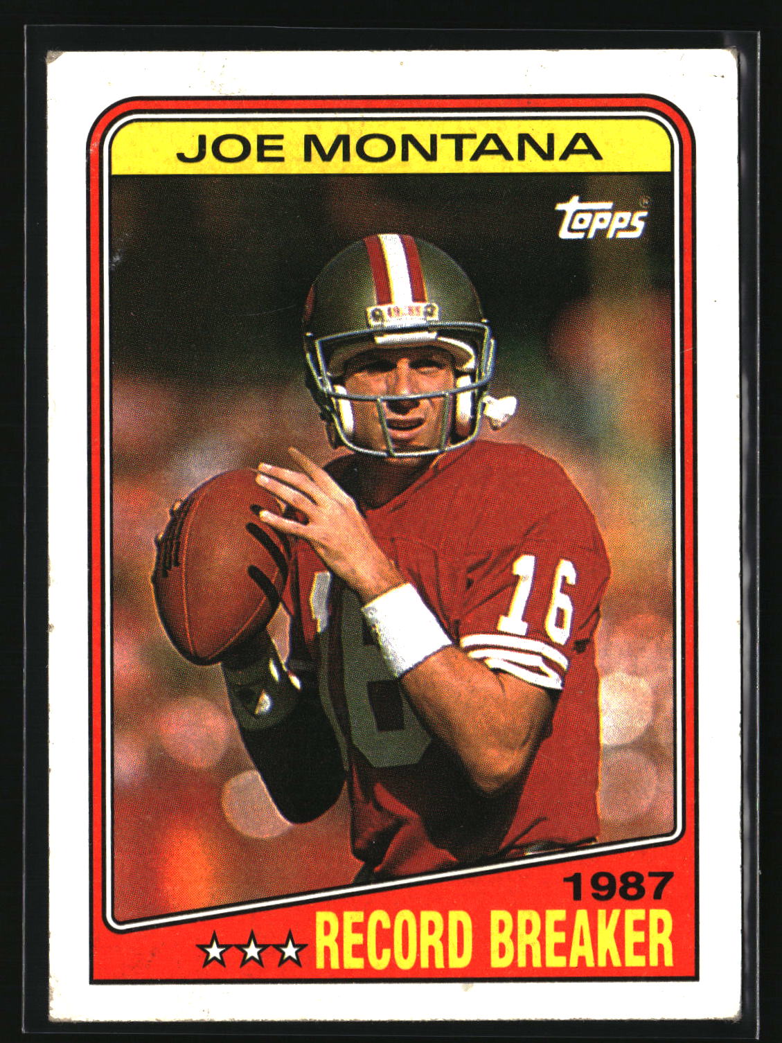 Joe Montana 1988 Topps #4