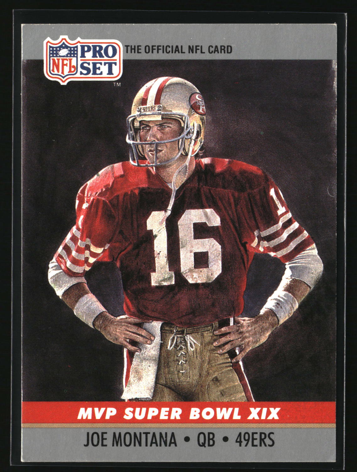 Joe Montana 1990 Pro Set Super Bowl MVP Collectibles #19