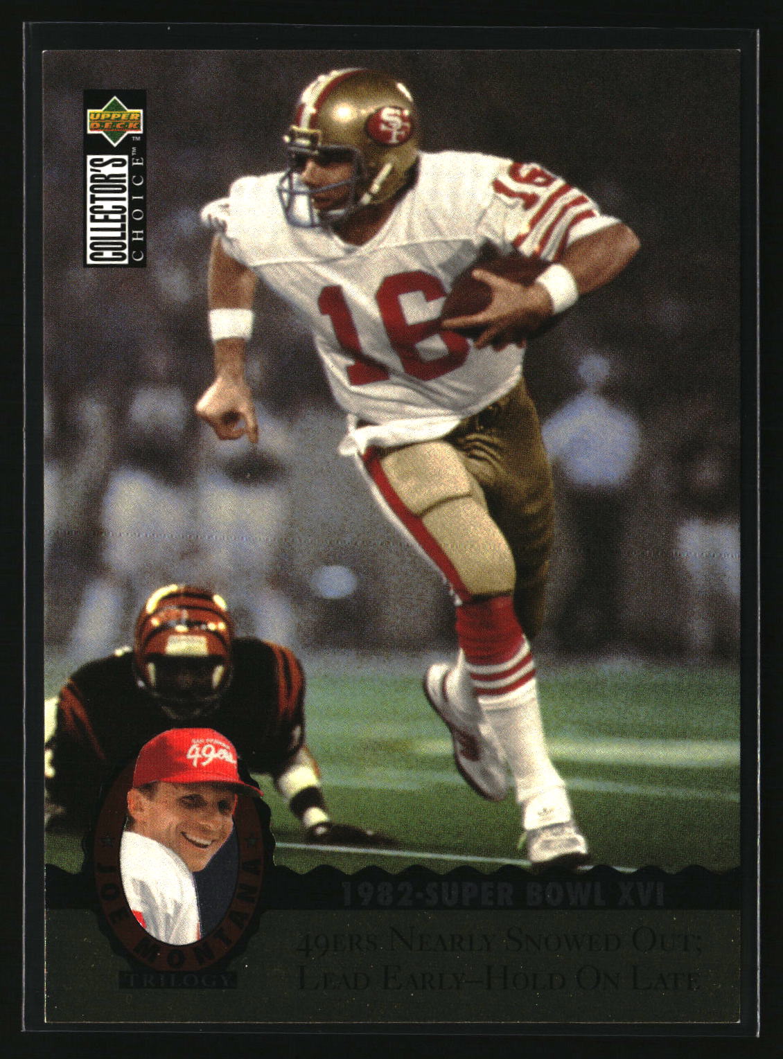 Joe Montana 1995 Collector's Choice Joe Montana Trilogy #MT5