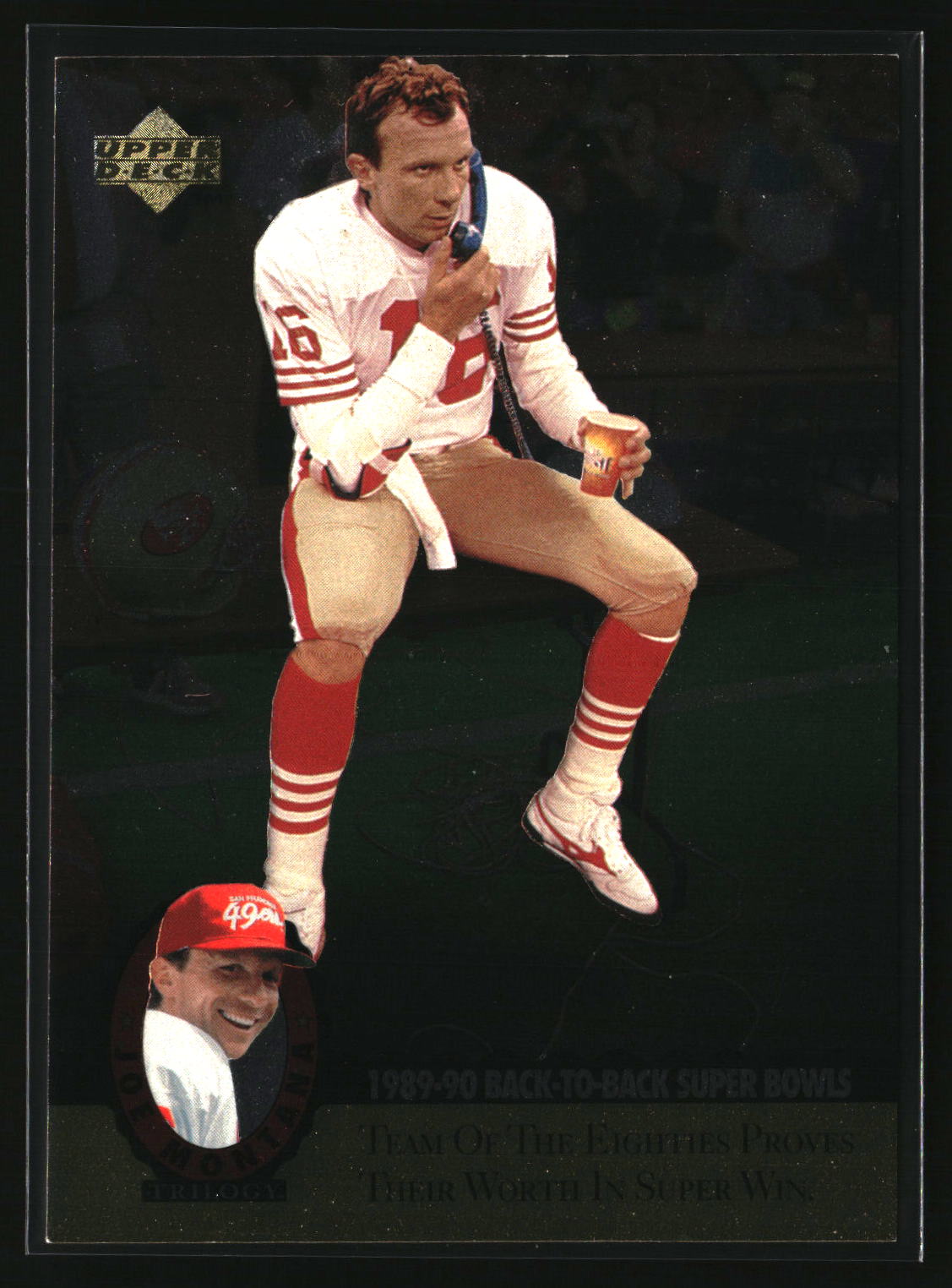 Joe Montana 1995 Upper Deck Joe Montana Trilogy #MT15