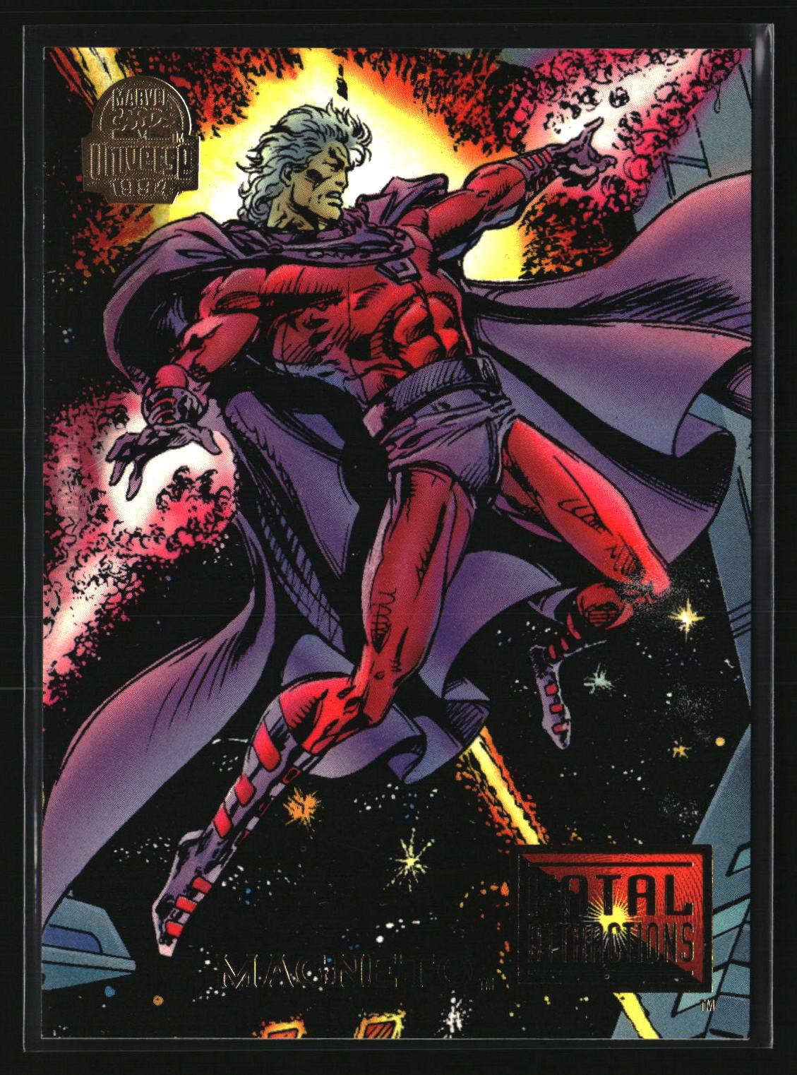 Magneto 1994 Fleer Marvel Universe #14