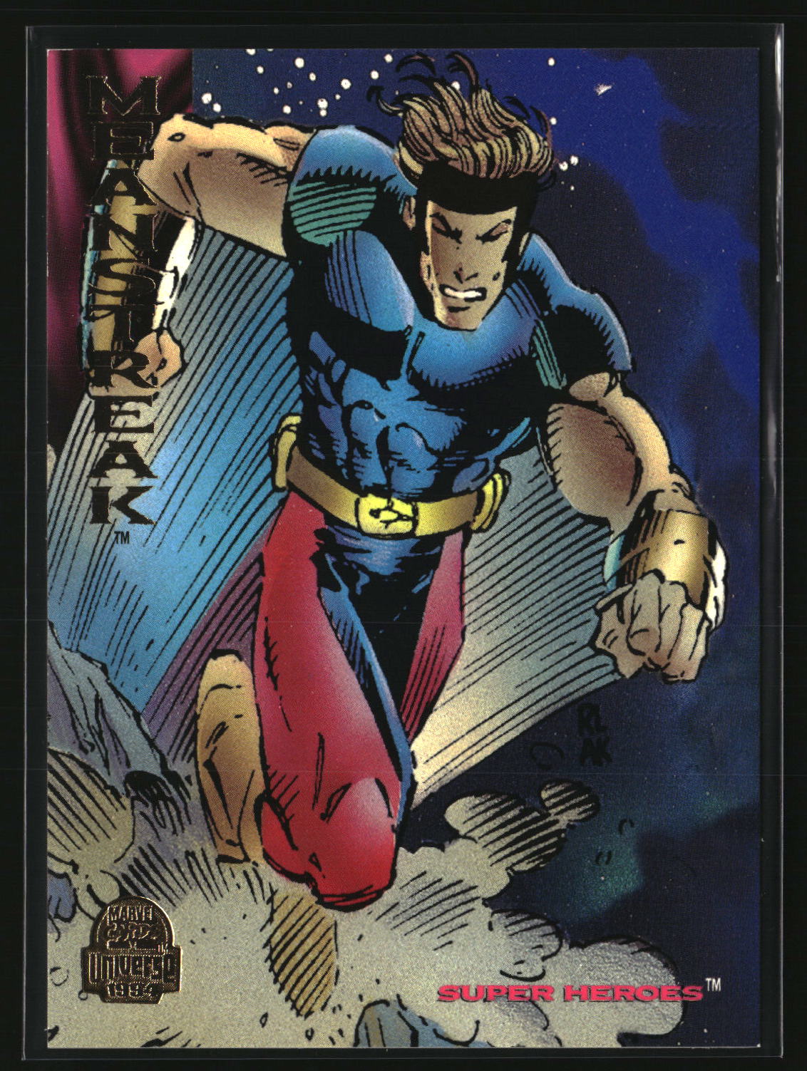 Meanstreak 1994 Fleer Marvel Universe #179