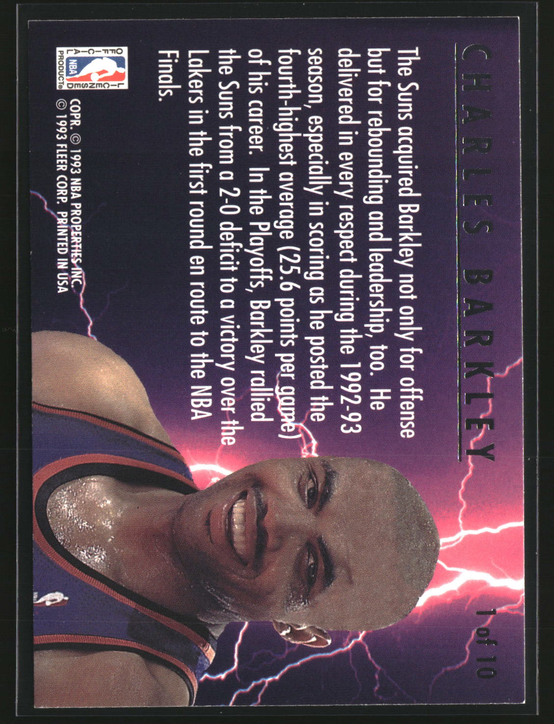 Charles Barkley 1993-94 Ultra Scoring Kings #1