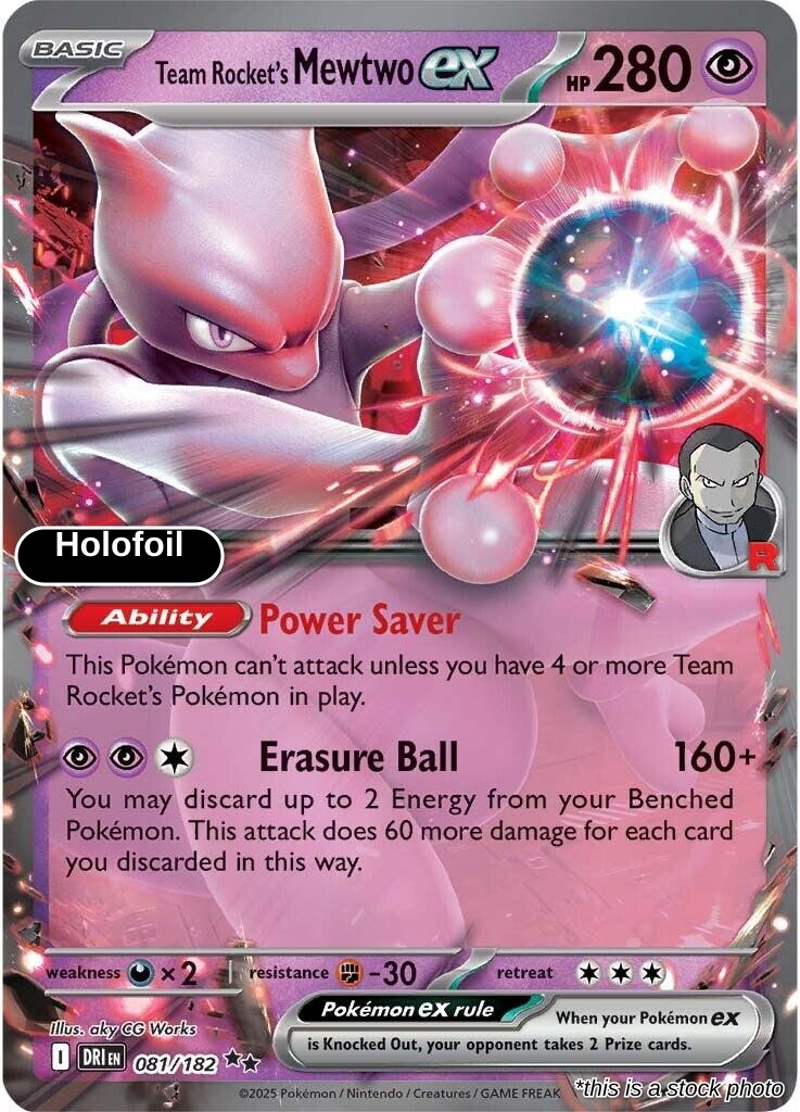 Team Rocket's Mewtwo ex - 081/182