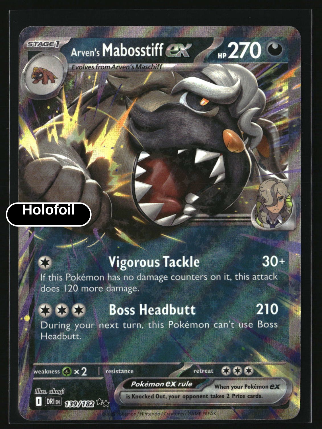 Arven's Mabosstiff ex - 139/182