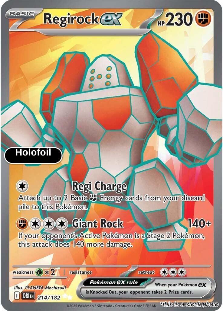Regirock ex - 214/182