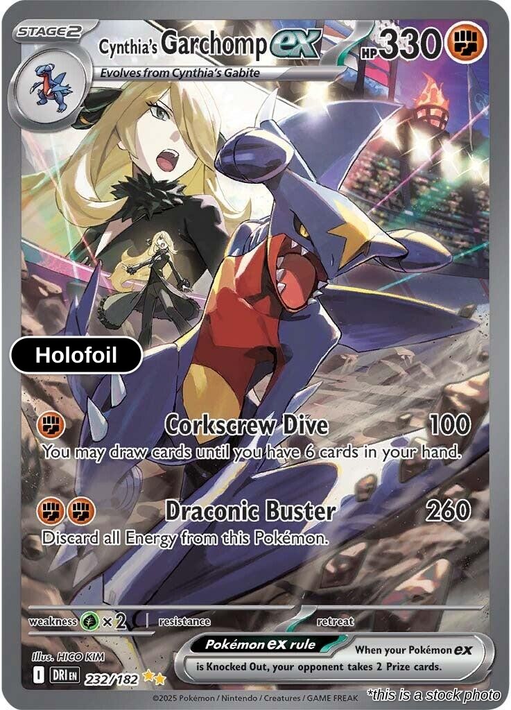 Cynthia's Garchomp ex - 232/182