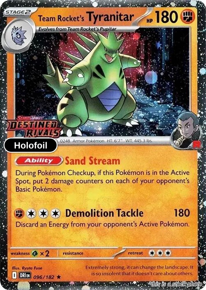 Team Rocket's Tyranitar (Prerelease)