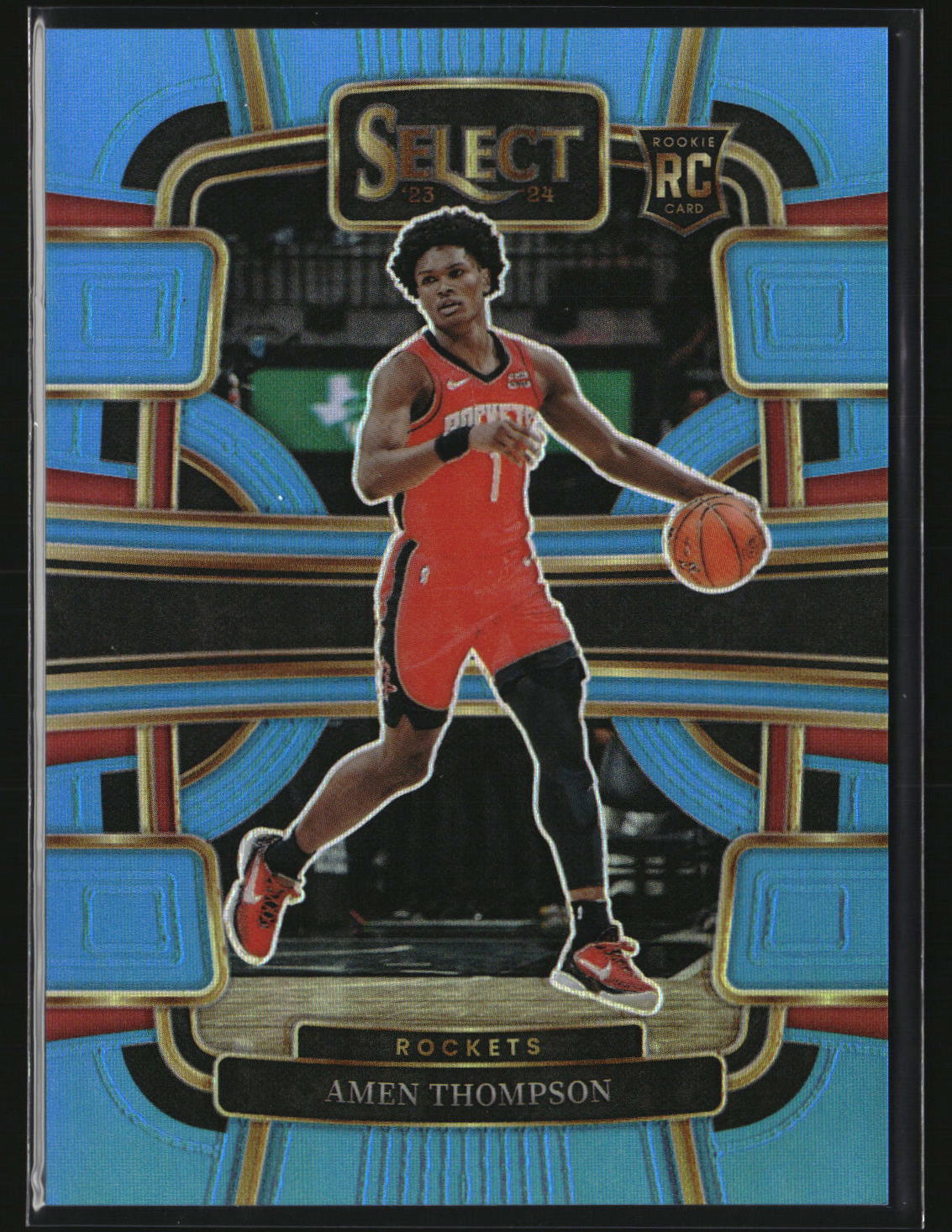 Amen Thompson 2023-24 Panini Select Light Blue Prizms #96 #/299