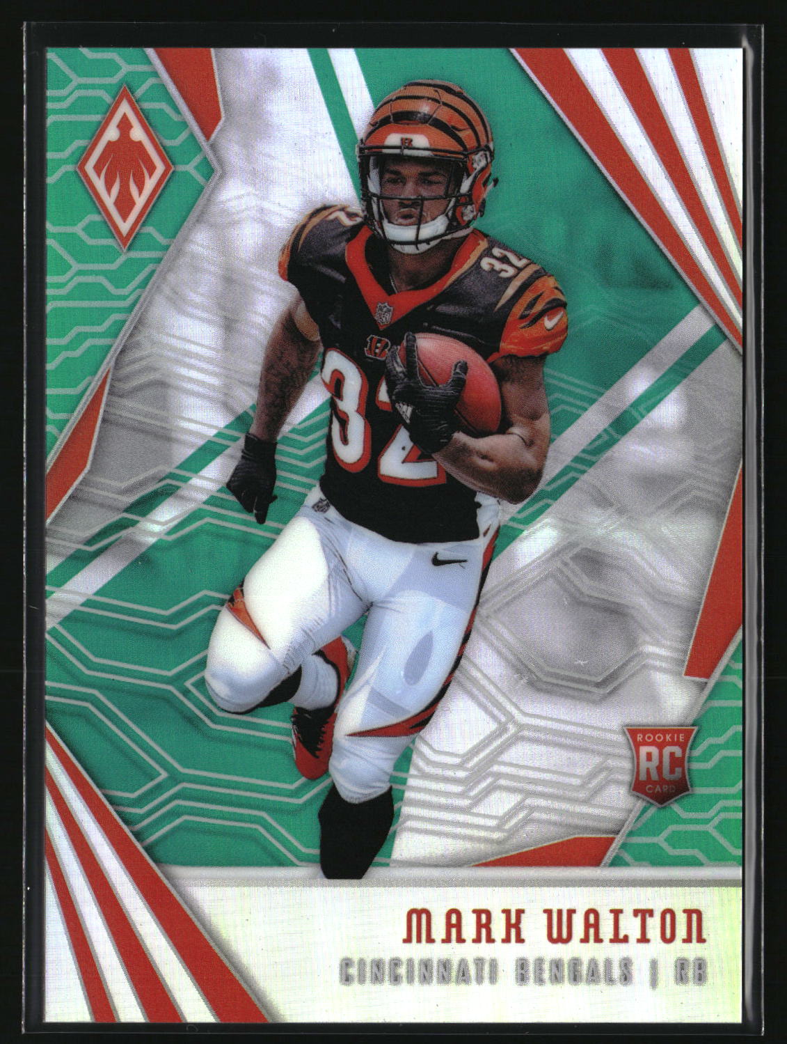Mark Walton 2018 Panini Phoenix Green #131 #/25