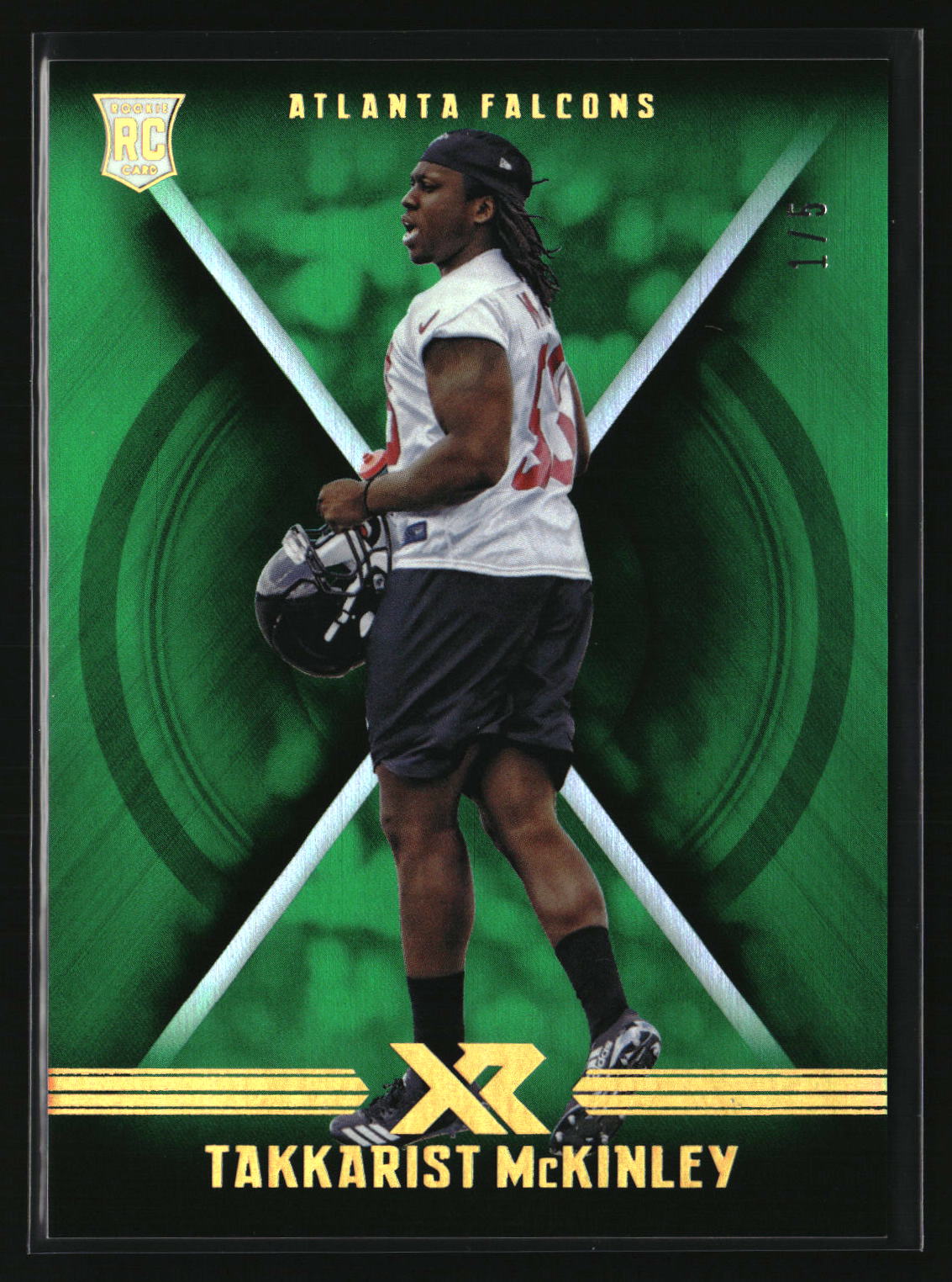 Takkarist McKinley 2017 Panini XR Green #130 #/5