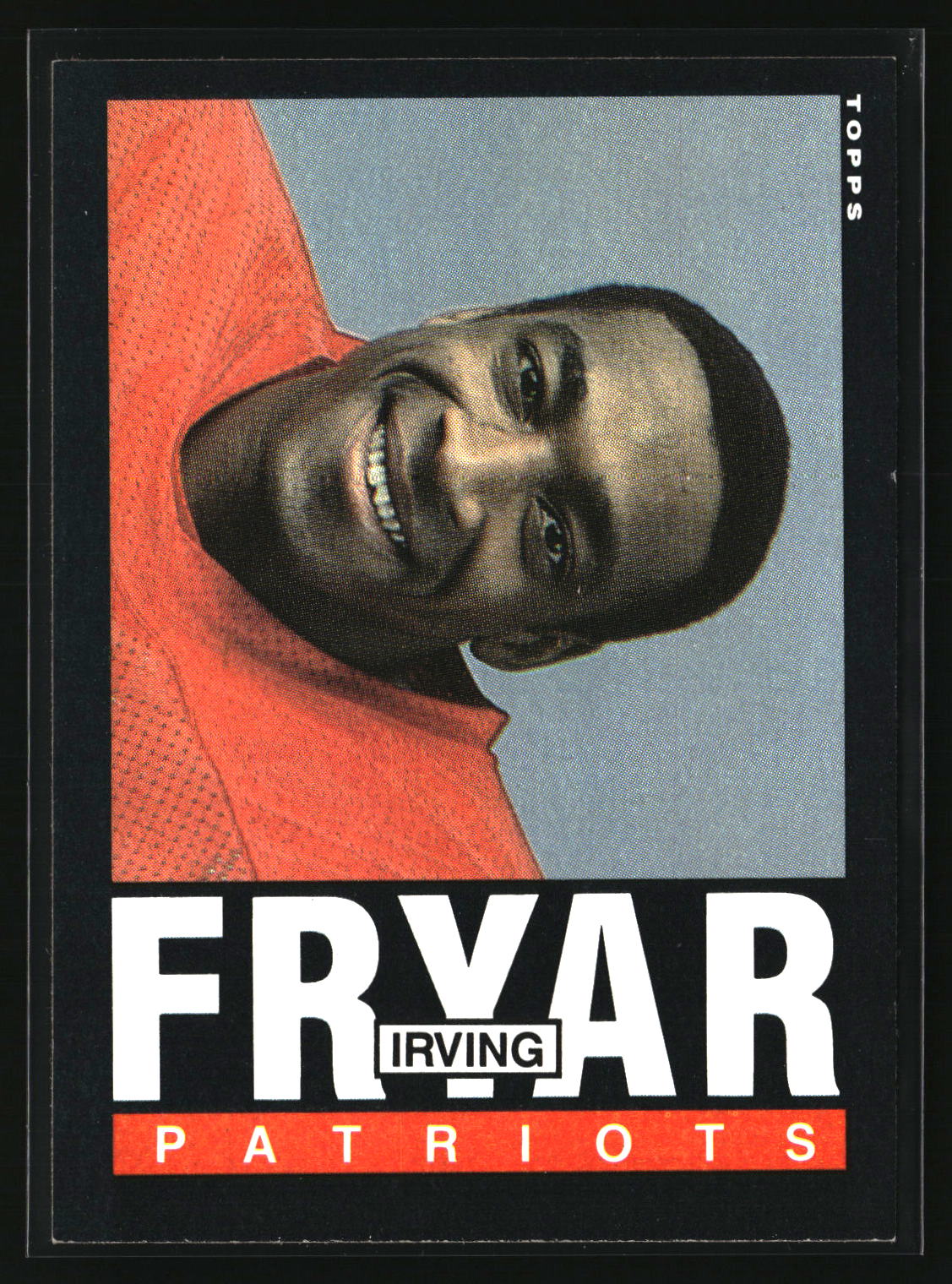 Irving Fryar 1985 Topps #325