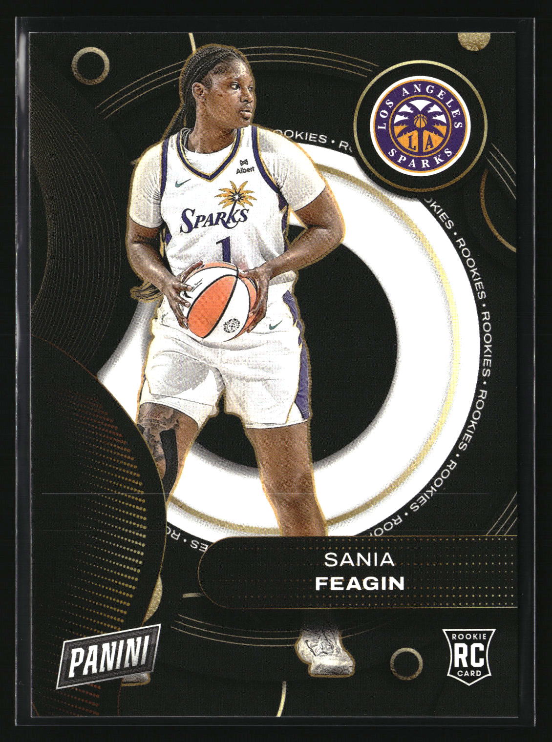 Sania Feagin 2025 Panini WNBA Player of the Day Rookies #RC14