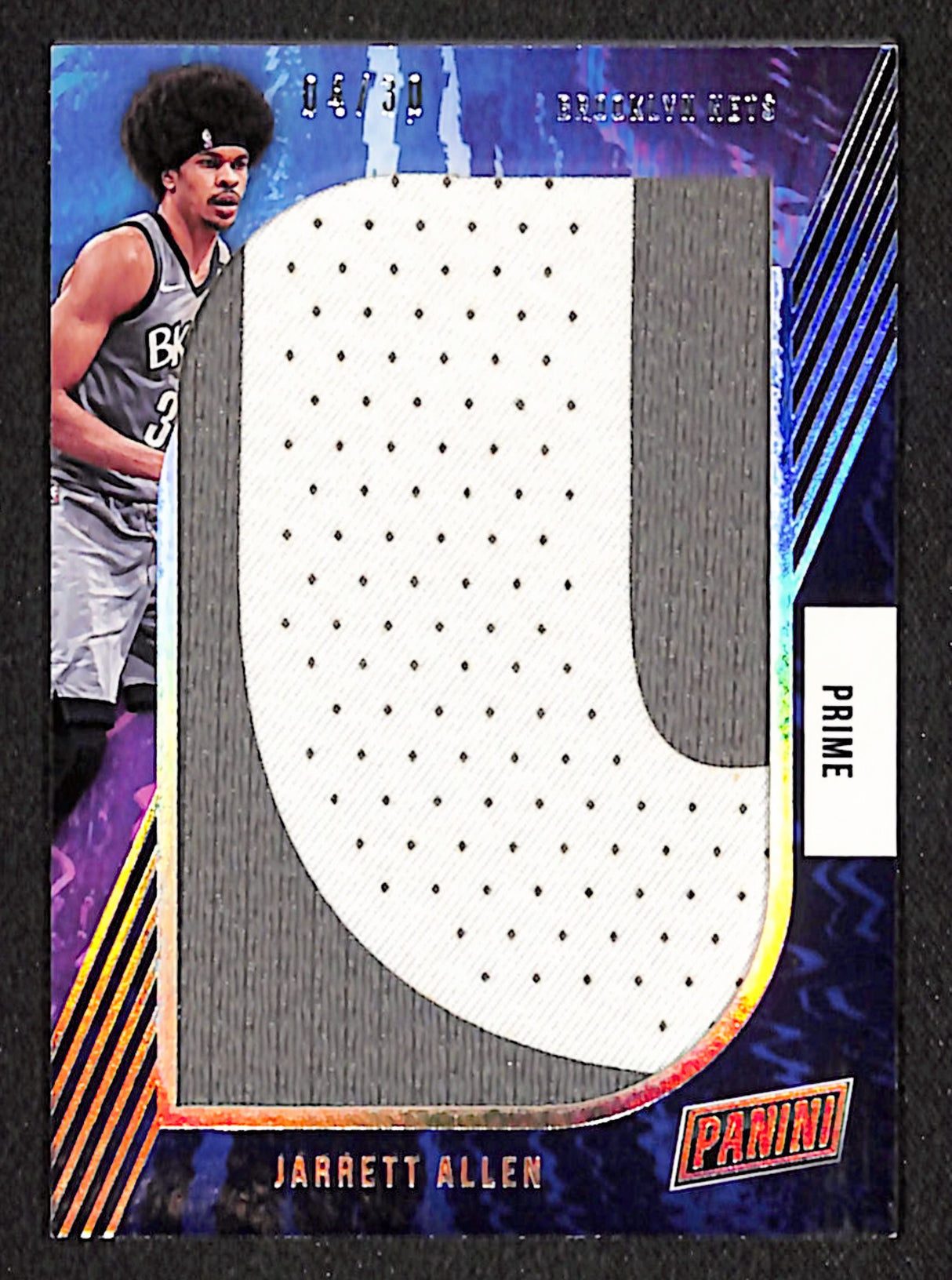 Jarrett Allen 2021-22 Panini NBA Player of the Day Jumbo Materal Prime /30 #JA