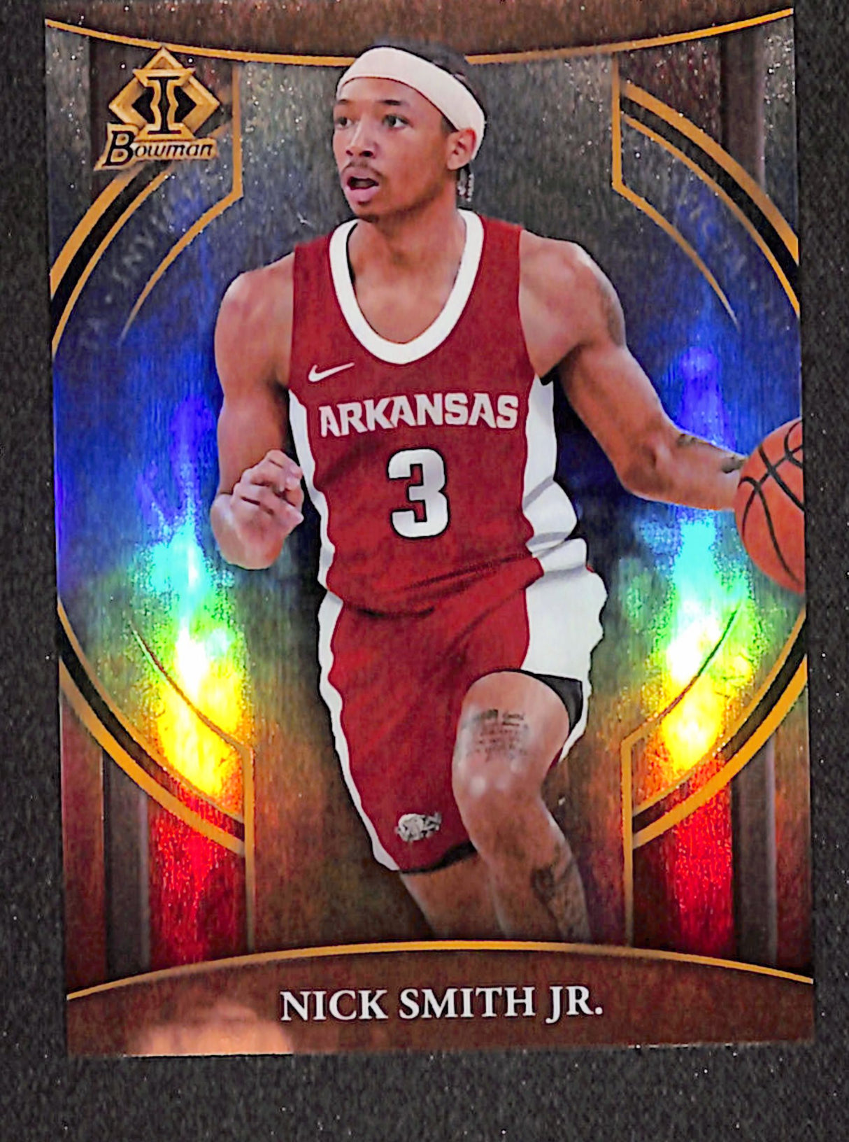 Nick Smith Jr. 2022-23 Bowman University Chrome Bowman Invicta #BI-2