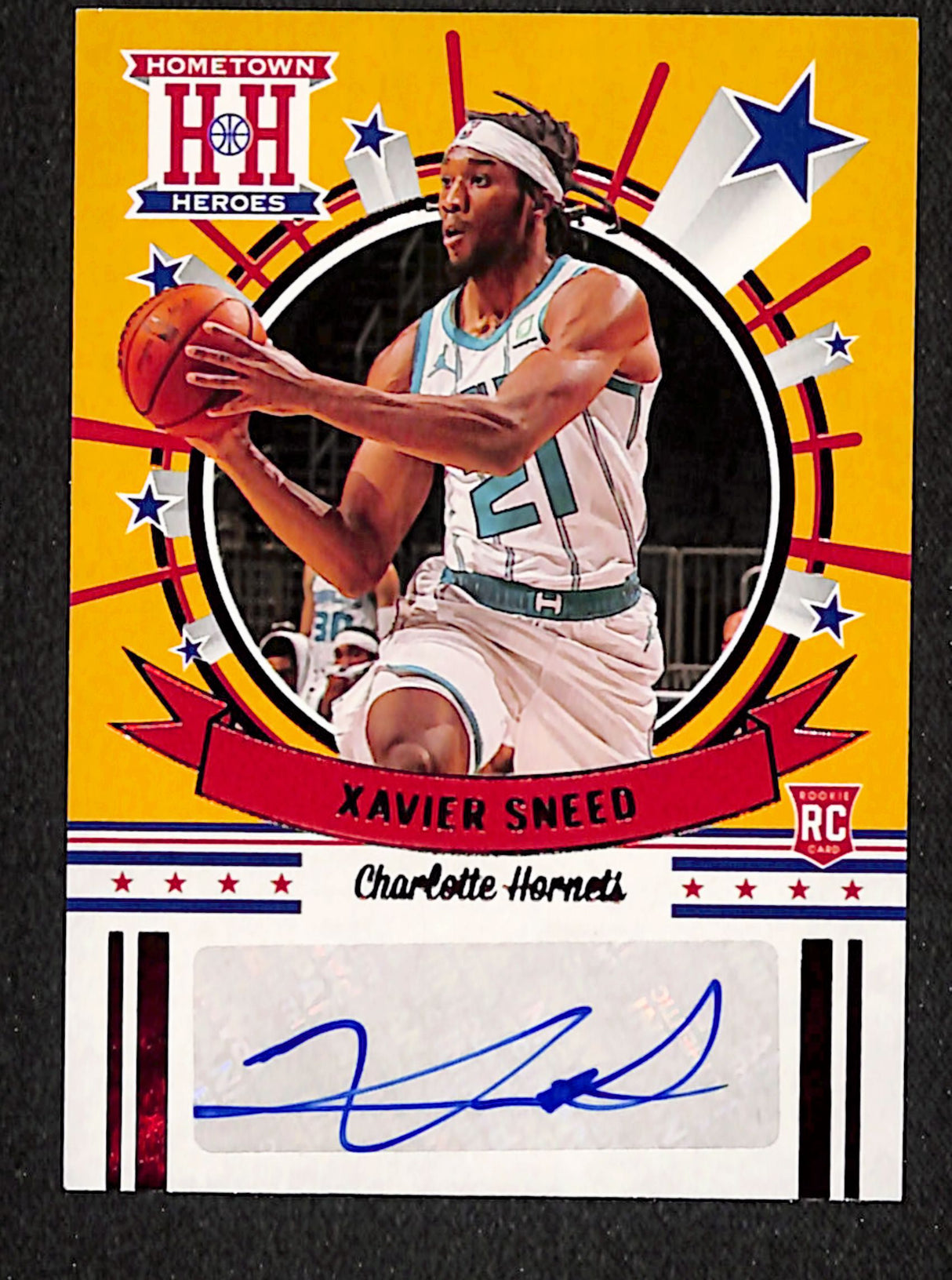 Xavier Sneed 2020-21 Chronicles Hometown Heroes Rookie Autographs Red #HH-XSN