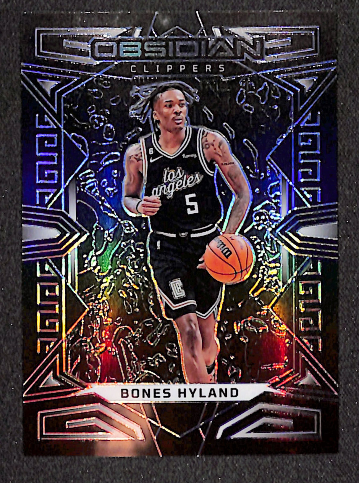 Bones Hyland 2022-23 Panini Obsidian #95