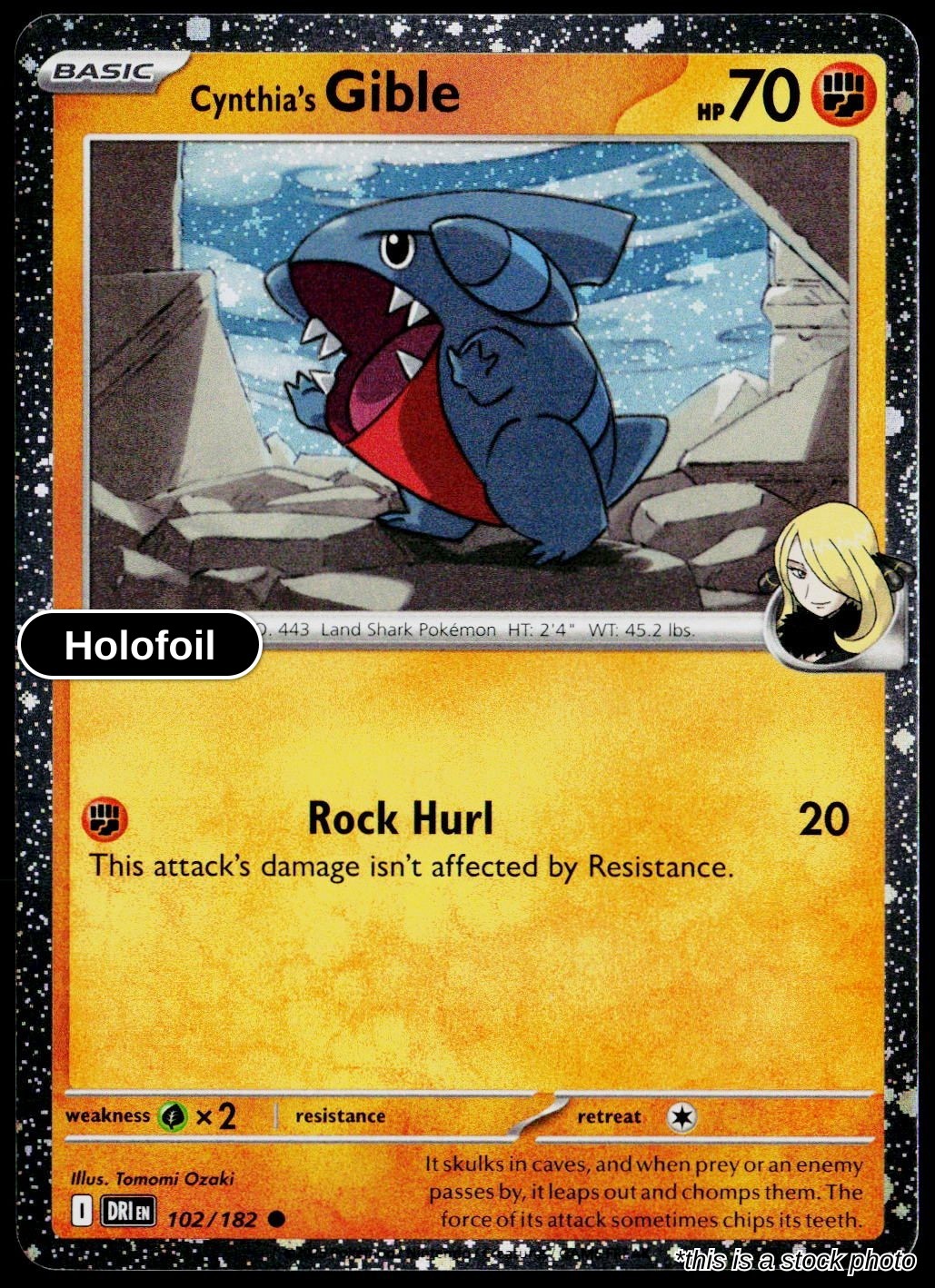 Cynthia's Gible (Cosmos Holo)