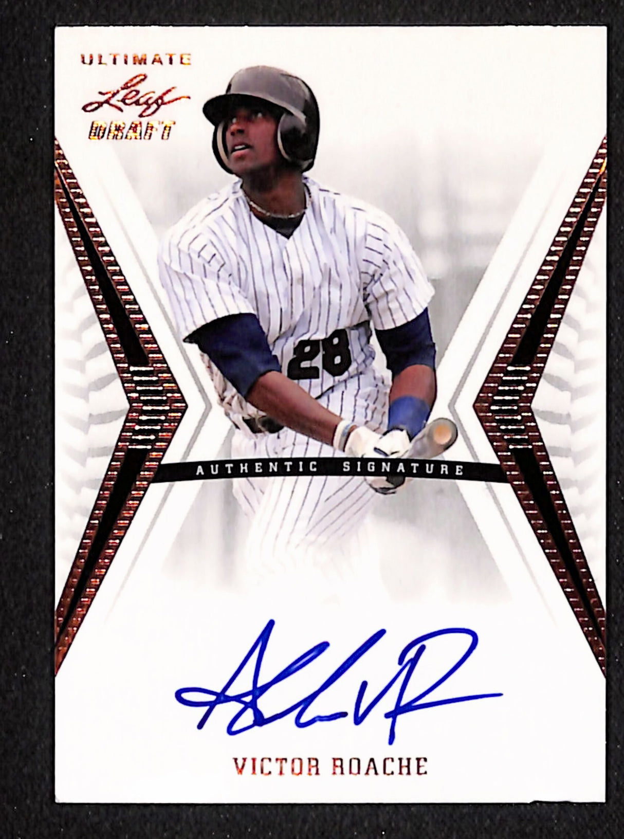Victor Roache 2012 Leaf Metal Draft #BA-VR1