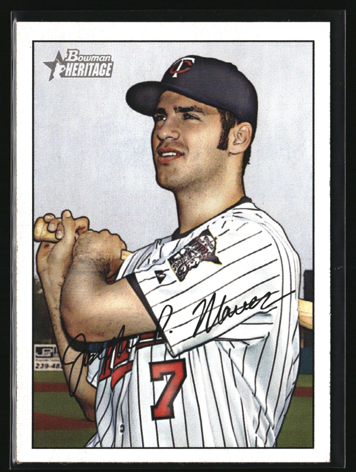 Joe Mauer 2007 Bowman Heritage #95