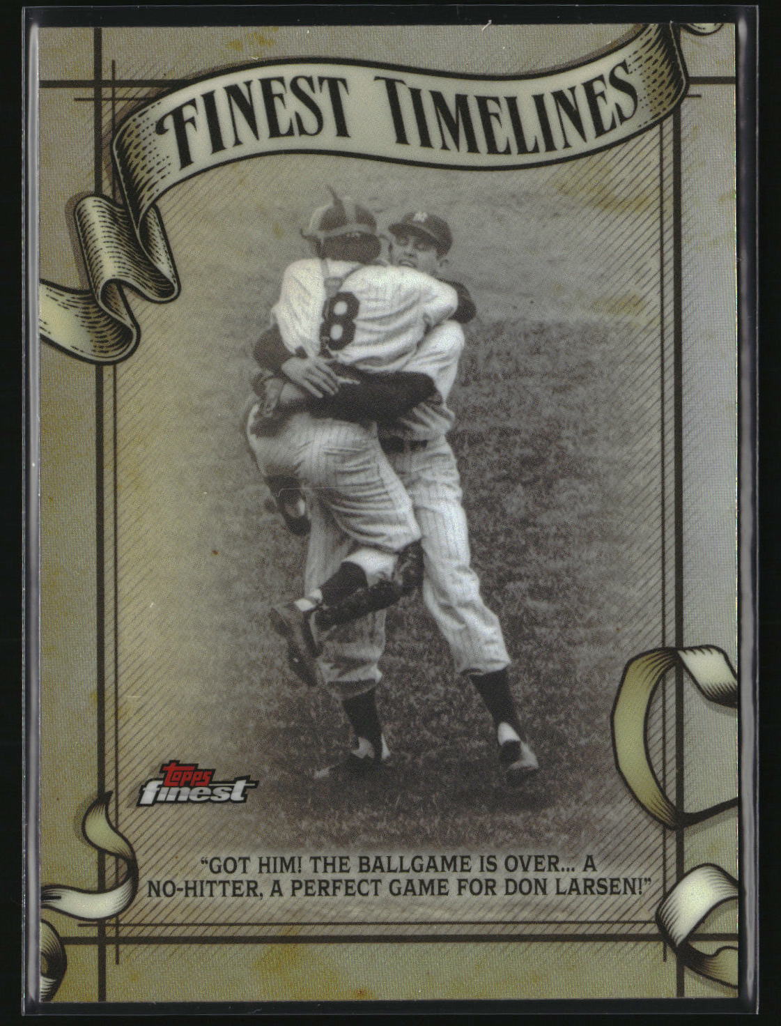 Don Larsen 2026 Finest Finest Timelines Refractor #FT-21