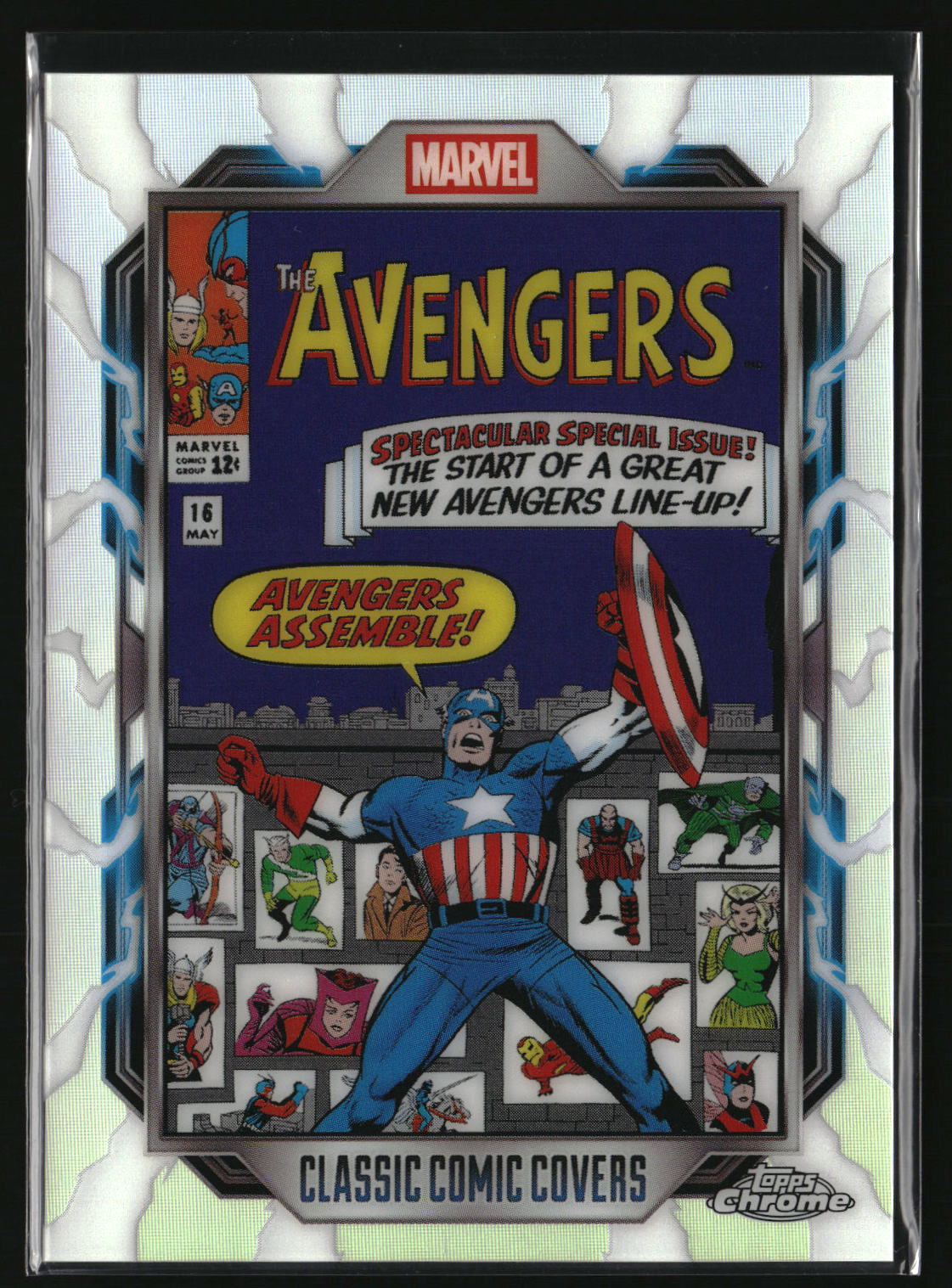 Avengers #16 2026 Topps Chrome Marvel Comics Classic Comic Book Covers #CC-06
