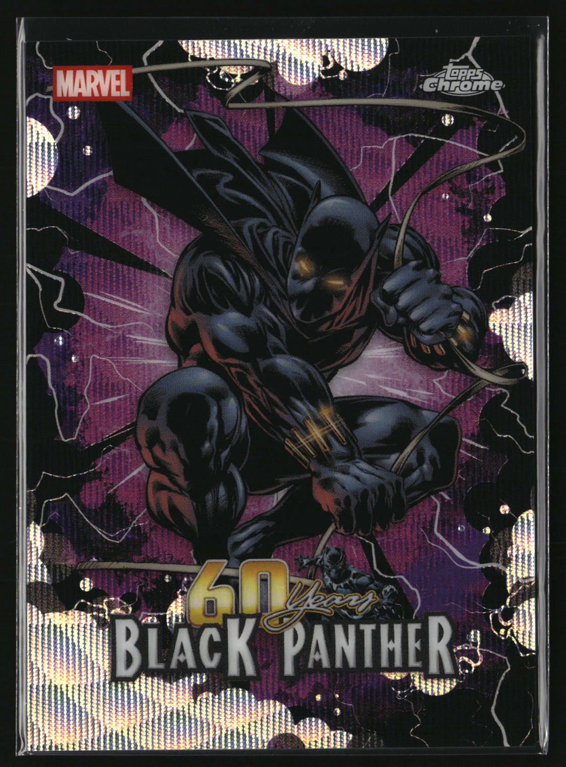 2026 Topps Chrome Marvel Comics 60 Years of Black Panther #BP-03