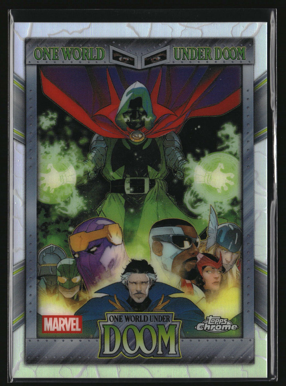 2026 Topps Chrome Marvel Comics One World Under Doom #OW-18