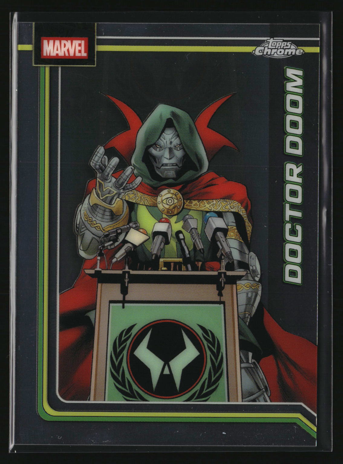 Doctor Doom 2026 Topps Chrome Marvel Comics #28