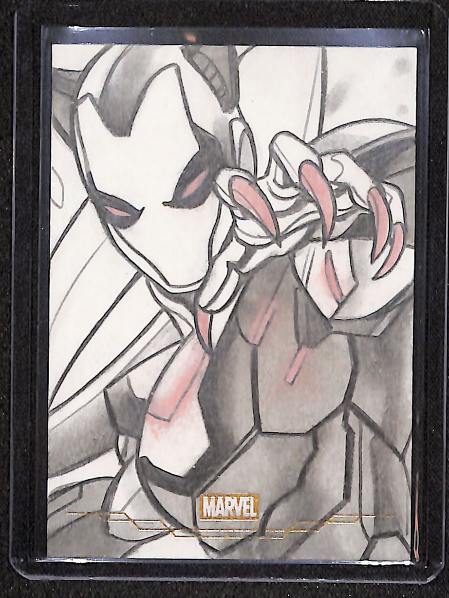 Iron Cat 2026 Topps Chrome Marvel Comics Andre Toma 1/1 Sketch Card