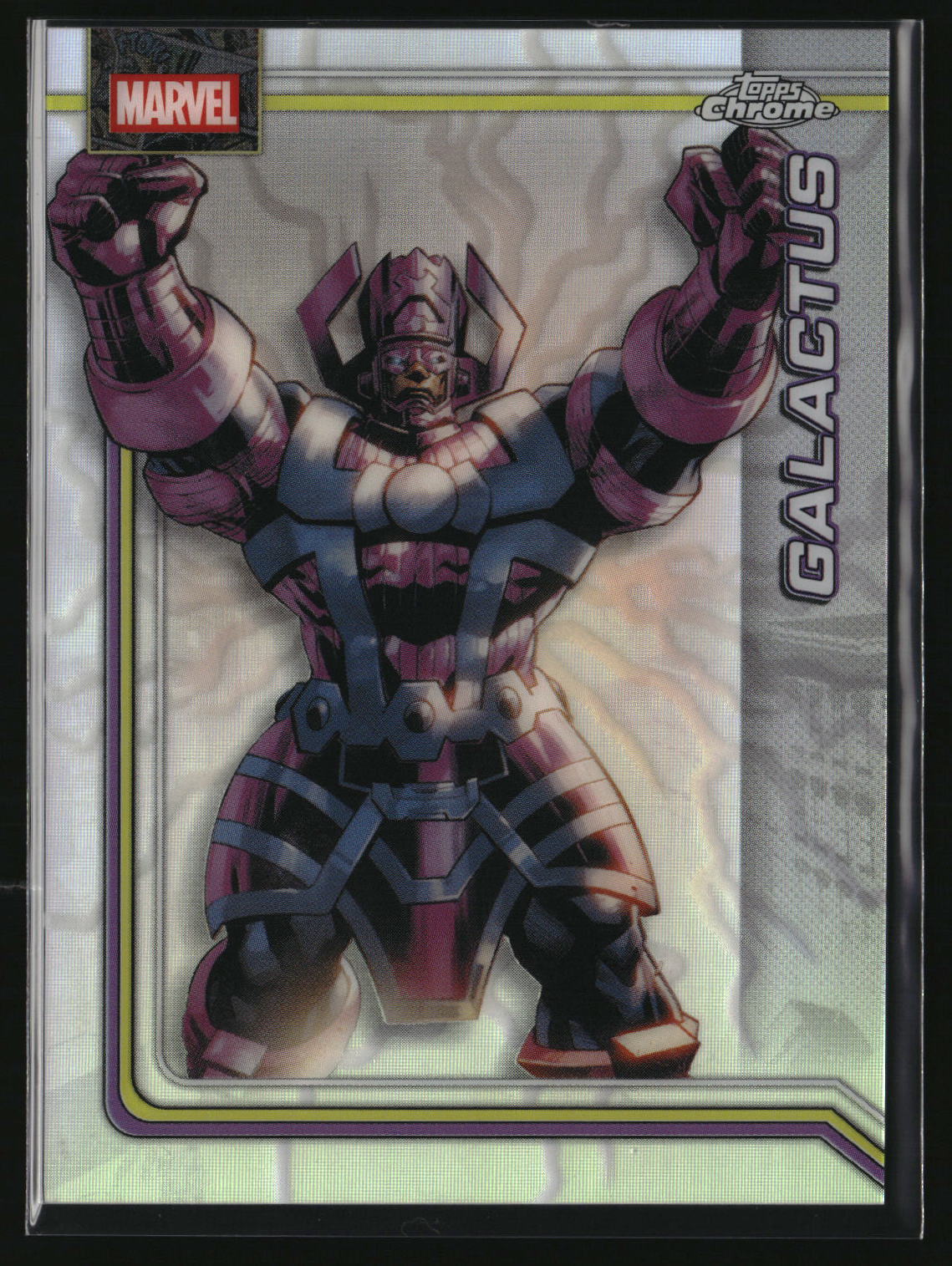 Galactus 2026 Topps Chrome Marvel Comics Storm's Lightning Refractor #38