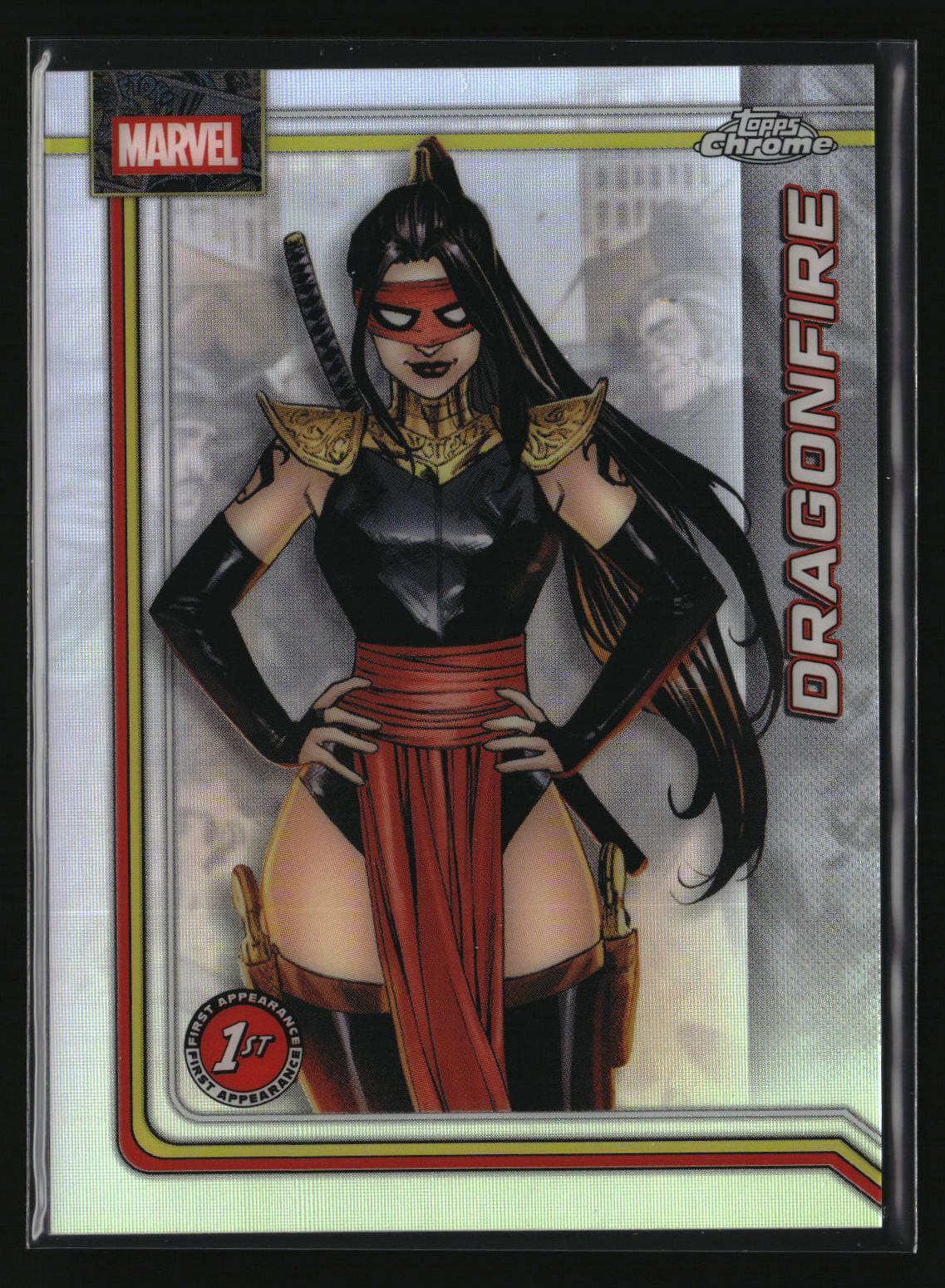 Dragonfire 2026 Topps Chrome Marvel Comics Refractor #33