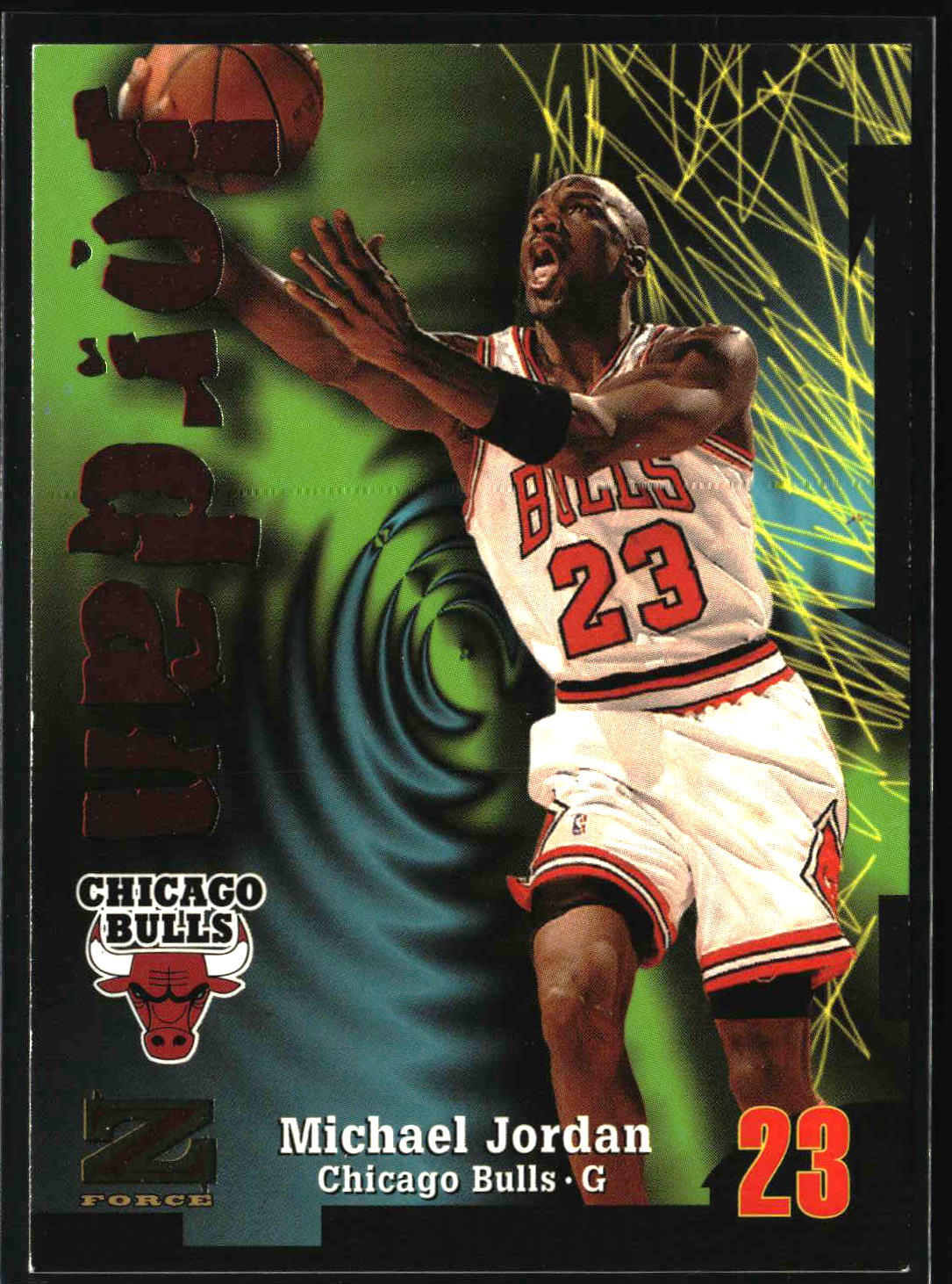 Michael Jordan 1997-98 SkyBox Z-Force #23
