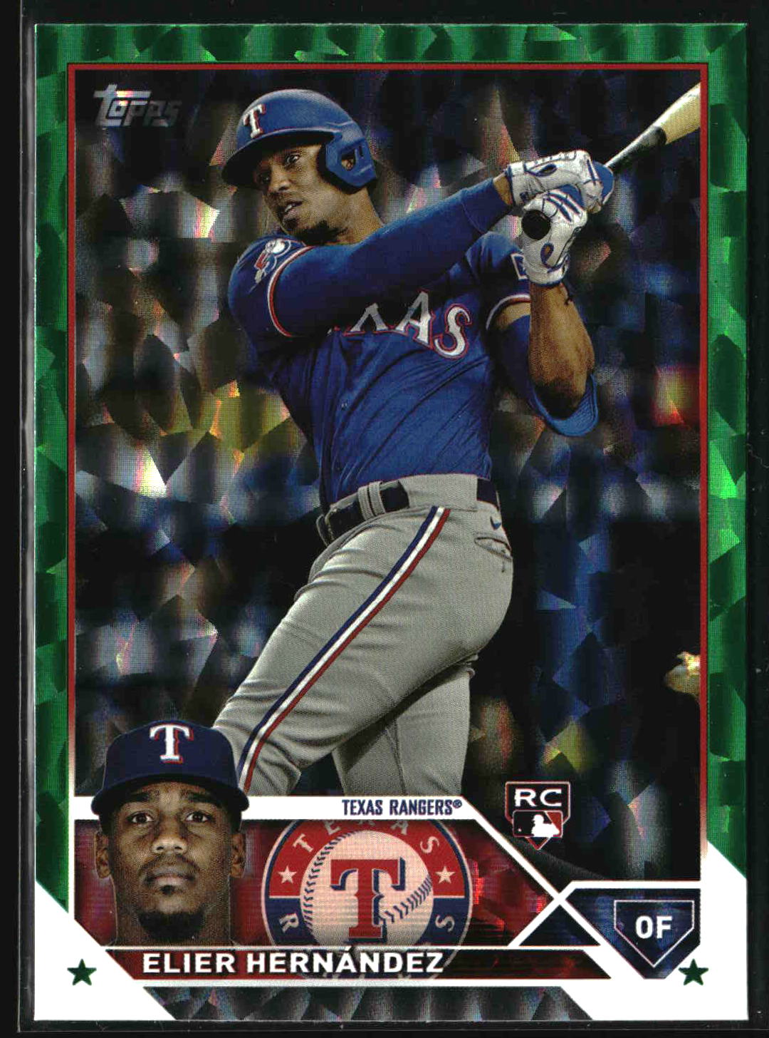 Elier Hernández 2023 Topps Update Green Foil #US304 #/499