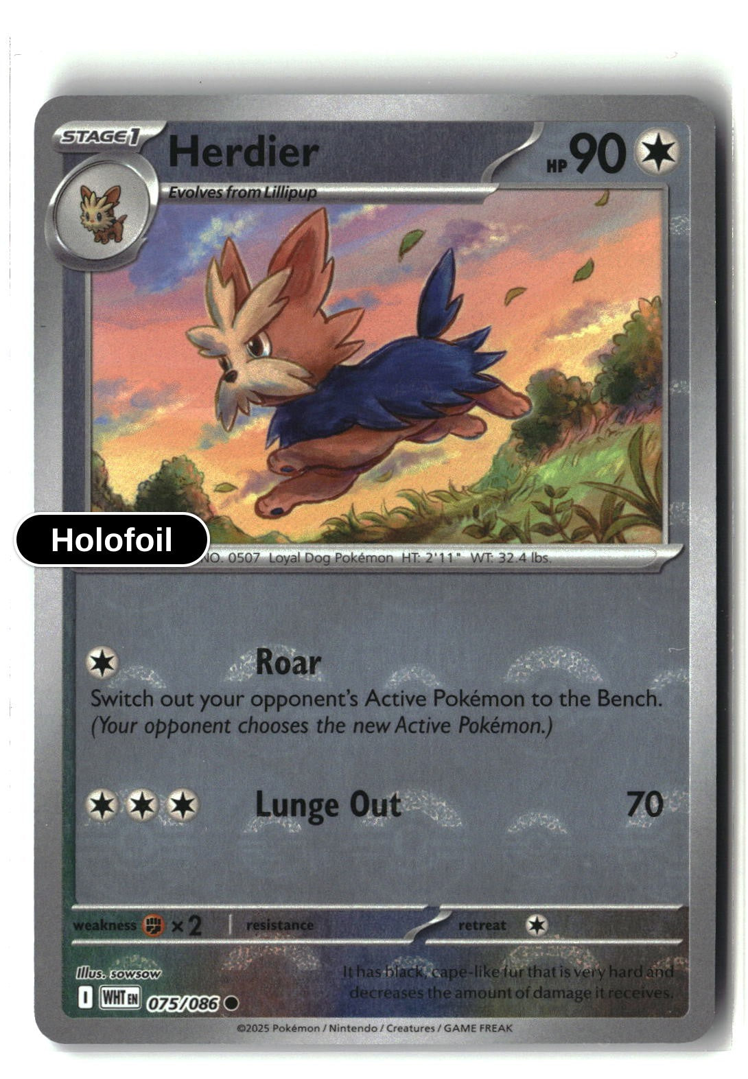 Herdier (Poke Ball Pattern)