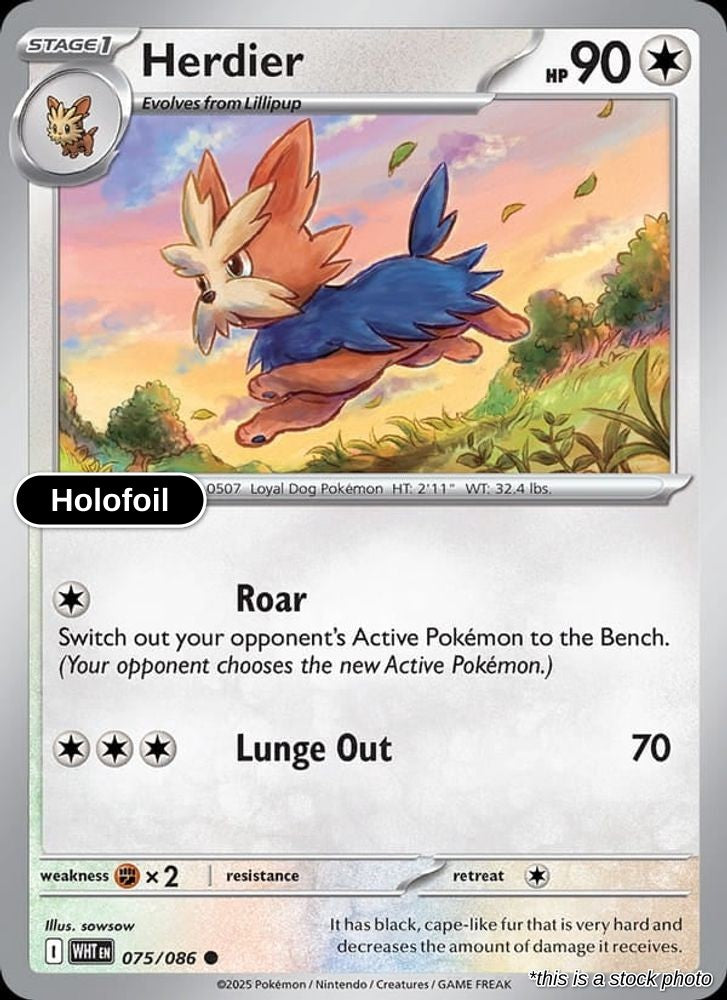 Herdier (Poke Ball Pattern)