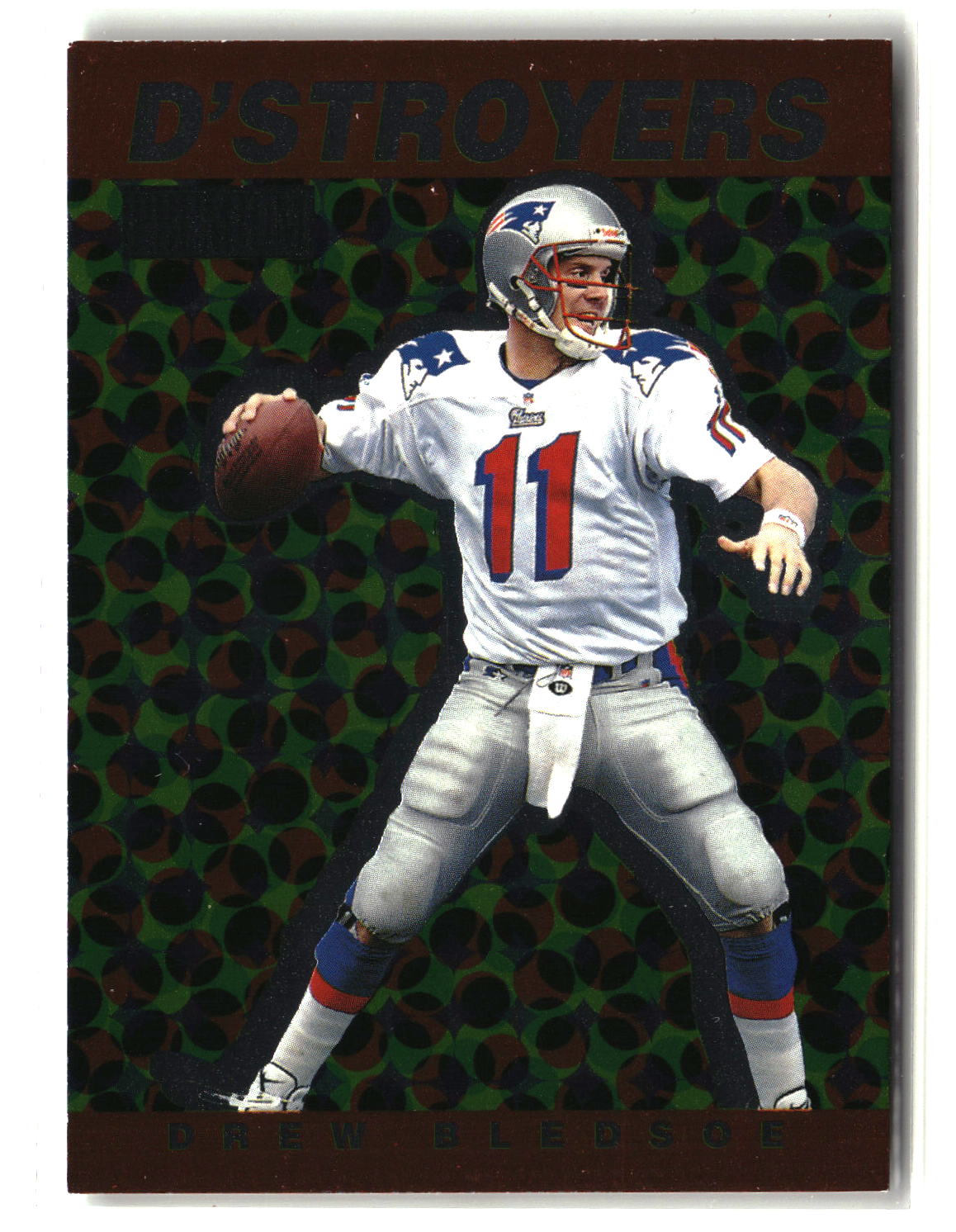 Drew Bledsoe 1998 SkyBox Premium D'stroyers #11 D